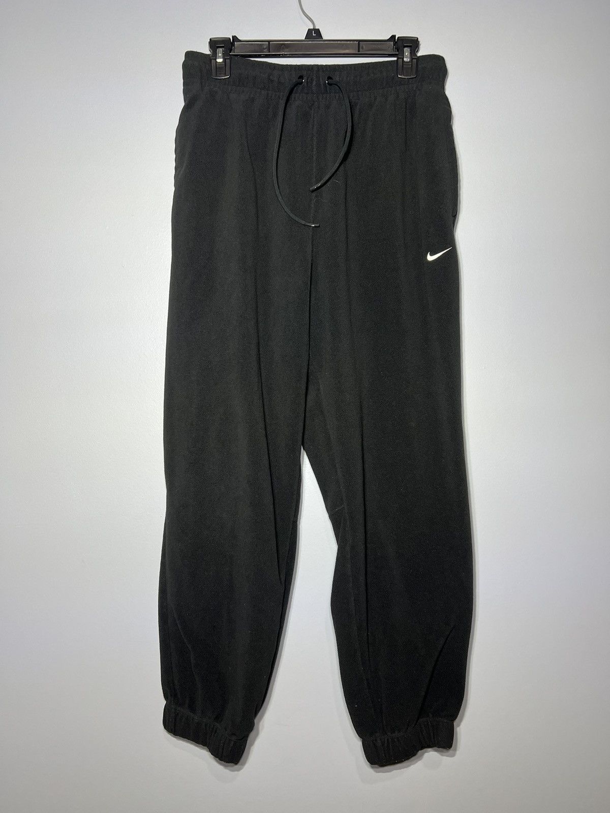 Nike Nike Solo Swoosh Fleece Pants Black FB5578-010 Mens Sz M Size US 30 / EU 46 - 2 Thumbnail