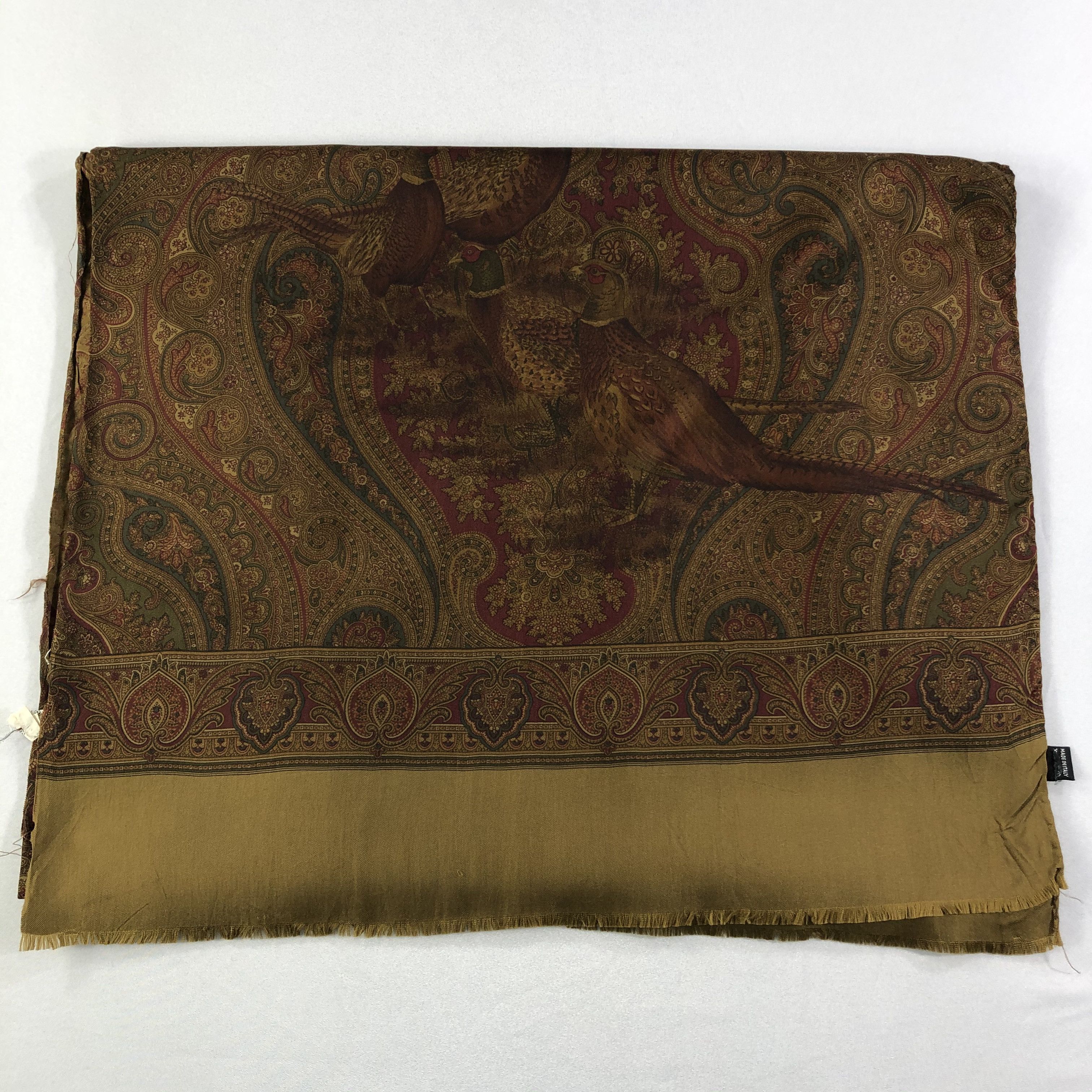 Vintage Vintage Alpha Cubic Silk Scarf Size ONE SIZE - 3 Thumbnail