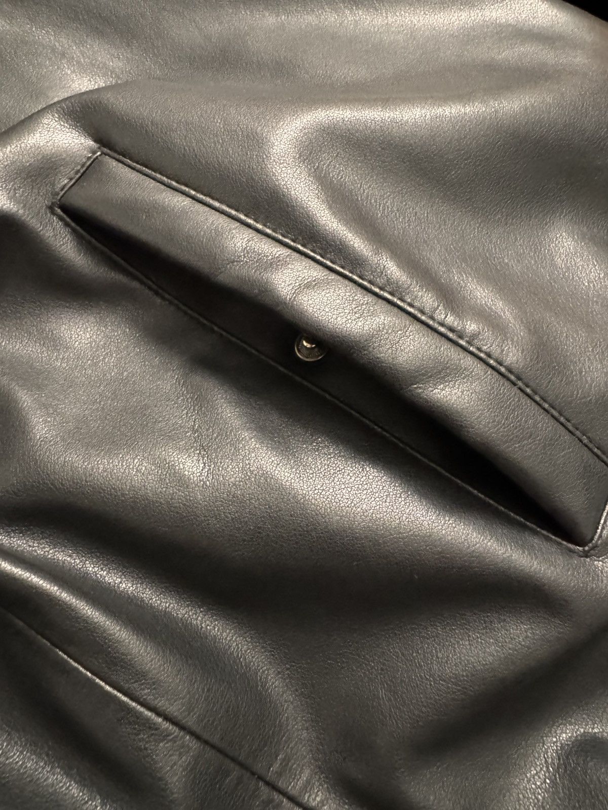Gianfranco Ferre Gianfranco Ferre Mens Eco Leather Jacket Size US XL / EU 56 / 4 - 9 Thumbnail