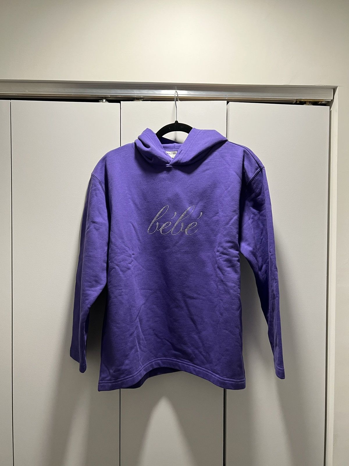 image of Balenciaga Bebe Hoodie in Purple, Men's (Size Small)