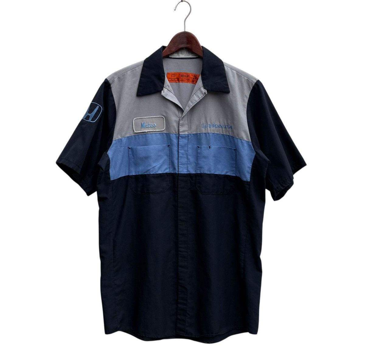 Honda Vintage Red Kap Honda Racing Works Shirt Size US M / EU 48-50 / 2 - 1 Thumbnail