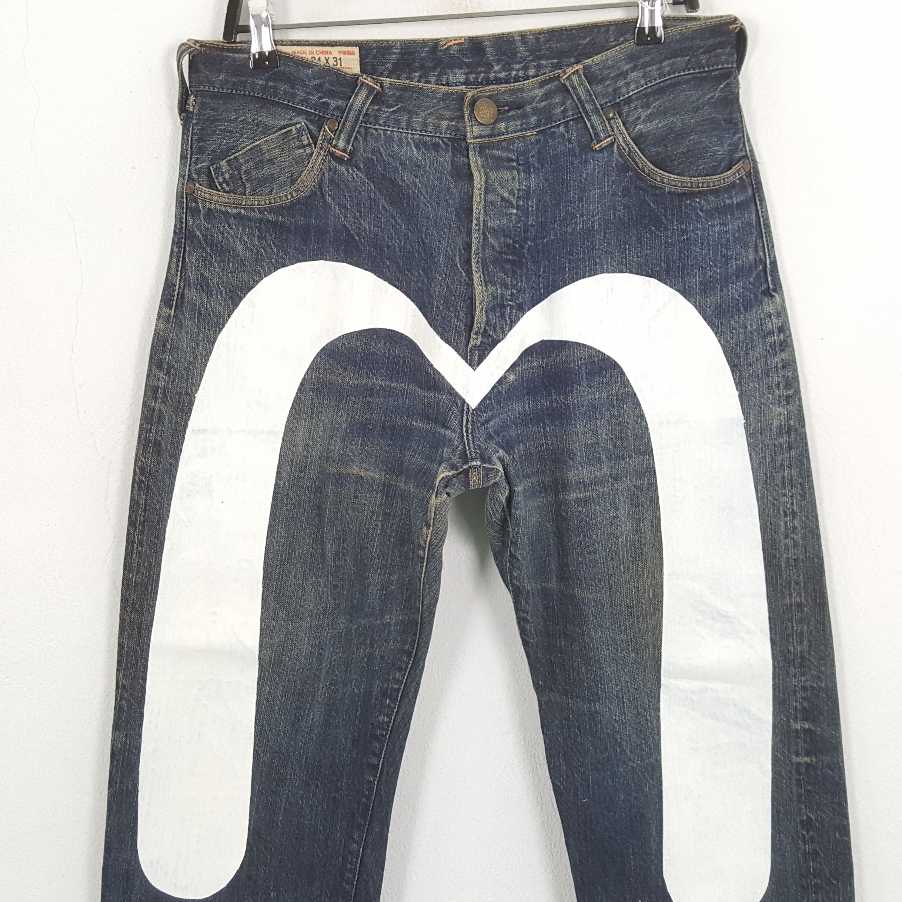 Evisu EVISU Japanese Brand Custom Daicock Jeans c277n19 Size US 31 - 2 Thumbnail