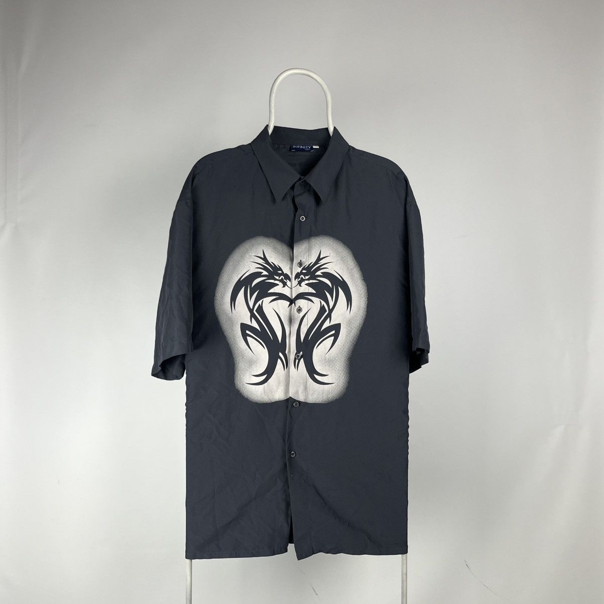 Japanese Brand Crazy shirts Japanese double dragon hawaii size XXLarge Size US XXL / EU 58 / 5 - 1 Thumbnail