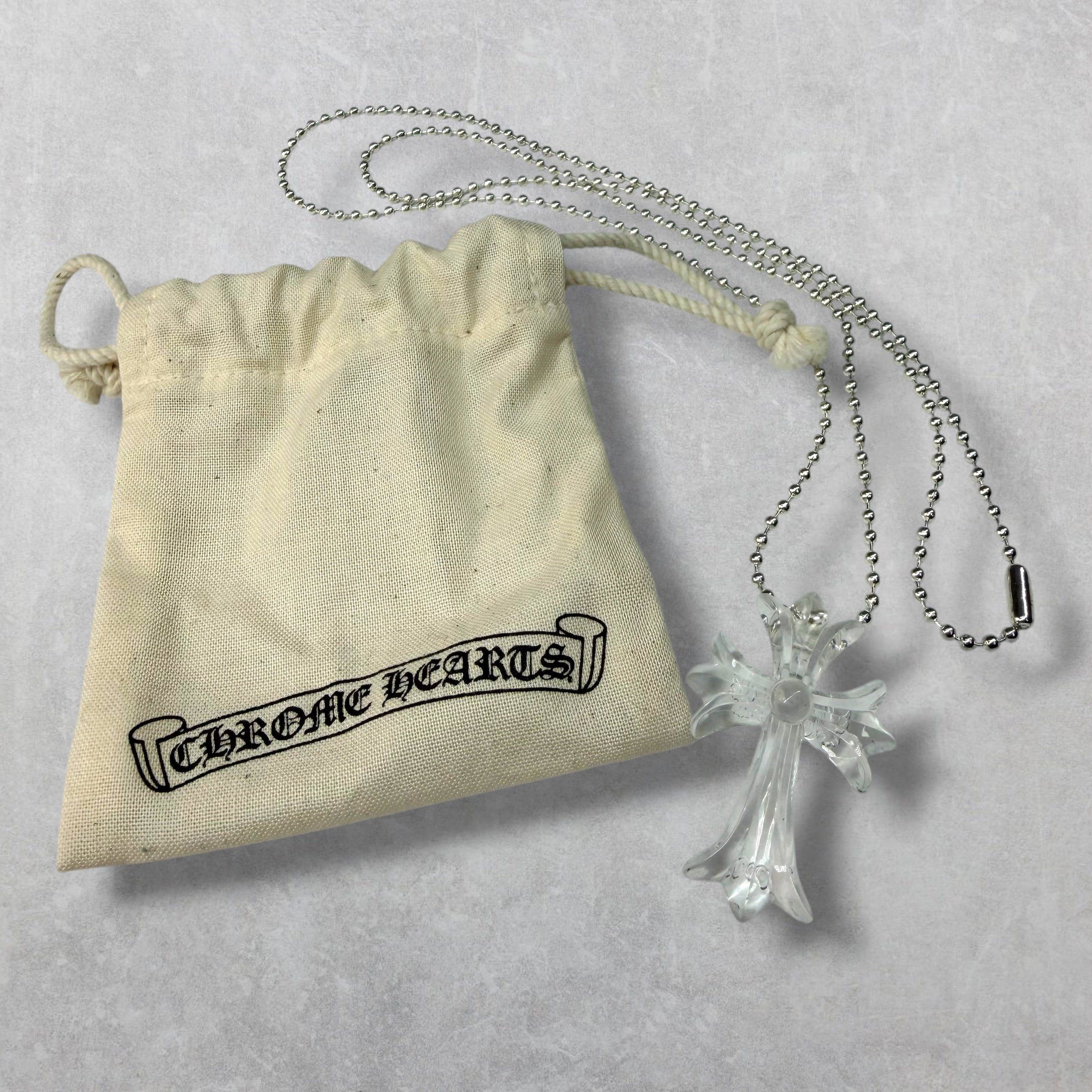 Chrome Hearts Chrome Hearts Transparent Silichrome Cross Necklace Size ONE SIZE - 5 Thumbnail