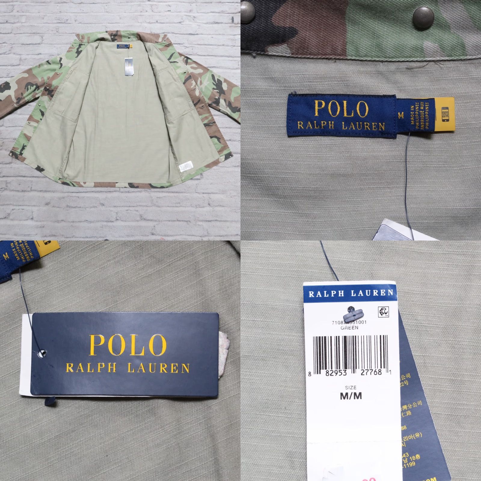 Polo Ralph Lauren VINTAGE Polo Ralph Lauren Jacket Camo Military Size M Mens Size US M / EU 48-50 / 2 - 8 Thumbnail