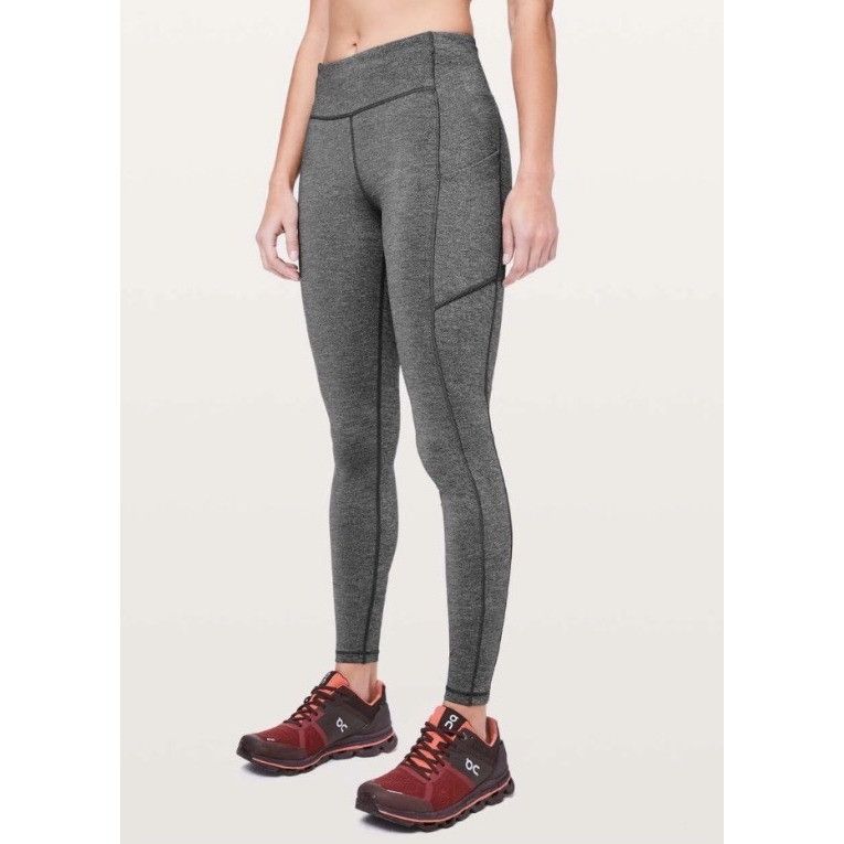 Lululemon Lululemon Speed Up Tight *28" Size 4 Heathered Black Size 27" / US 4 / IT 40 - 3 Thumbnail