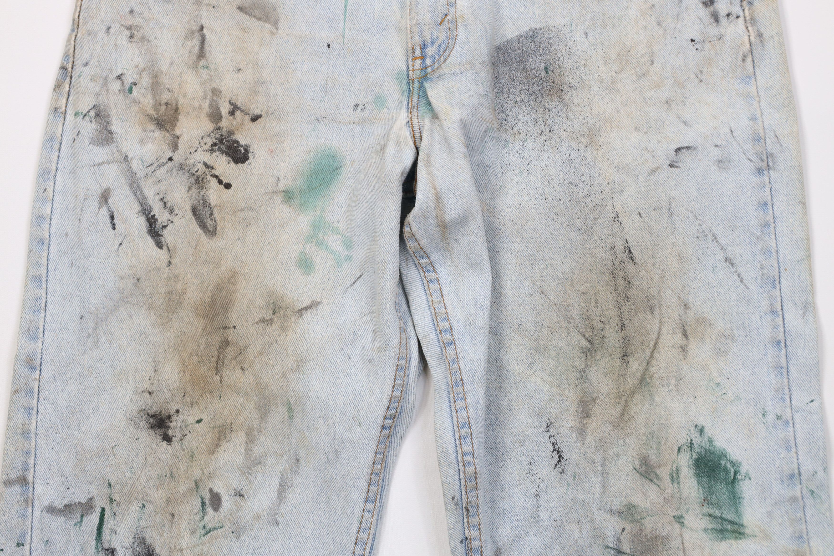 Levi's Vintage 90s Levis 554 Relaxed Fit Denim Jeans Blue USA Size US 34 / EU 50 - 3 Thumbnail