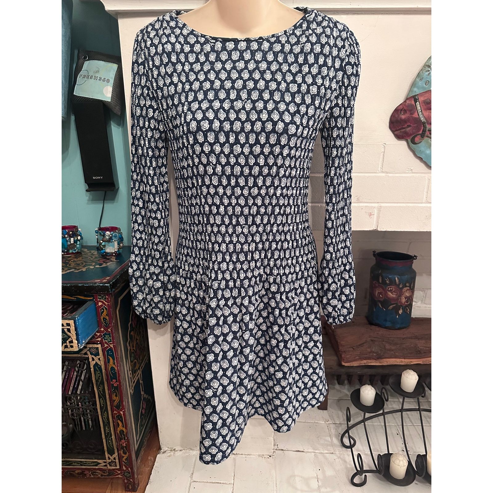 Maje MAJE ROCKINOVER DRESS 34 Size XS / US 0-2 / IT 36-38 - 4 Thumbnail
