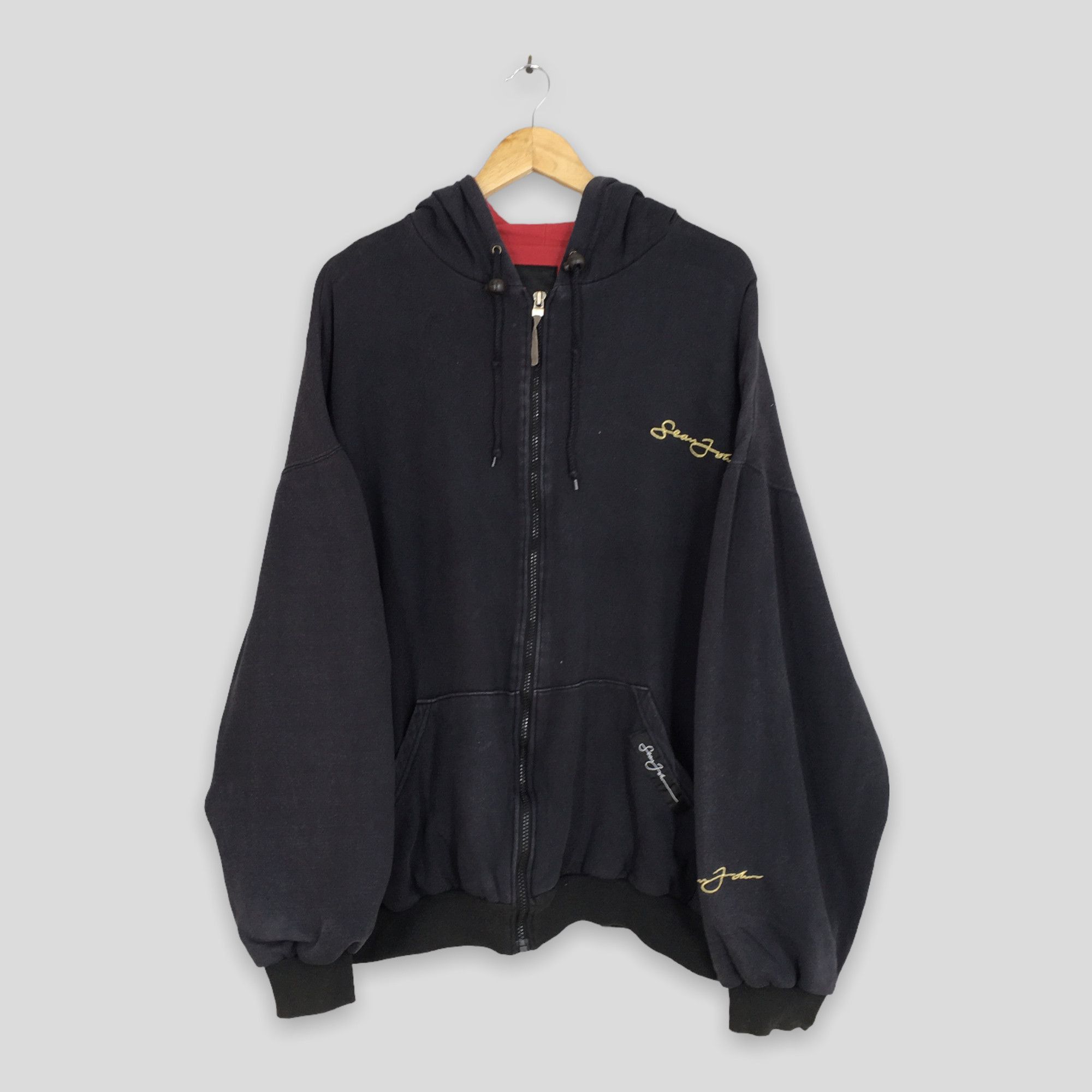Rap Tees Vintage 90s Sean John Zipper Hoodies Oversized 3XLarge Size US XXL / EU 58 / 5 - 3 Thumbnail