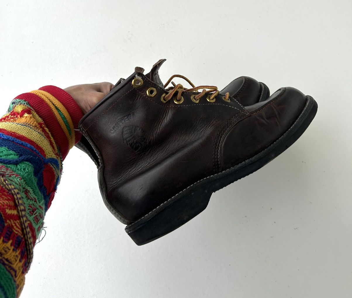 Chippewa Chippewa leather boots moc toe 90's vintage Size US 8 / EU 41 - 4 Thumbnail