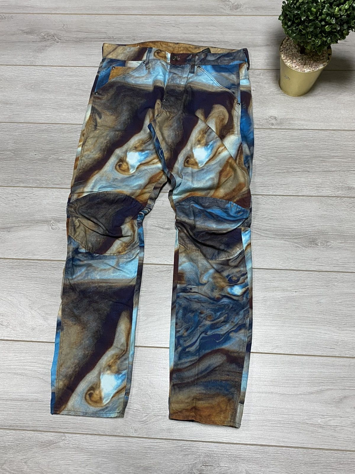 G-Star × Pharrell G-Star Pharrell Williams Jupiter Camouflage Print Biker Pant Size US 31 - 2 Thumbnail