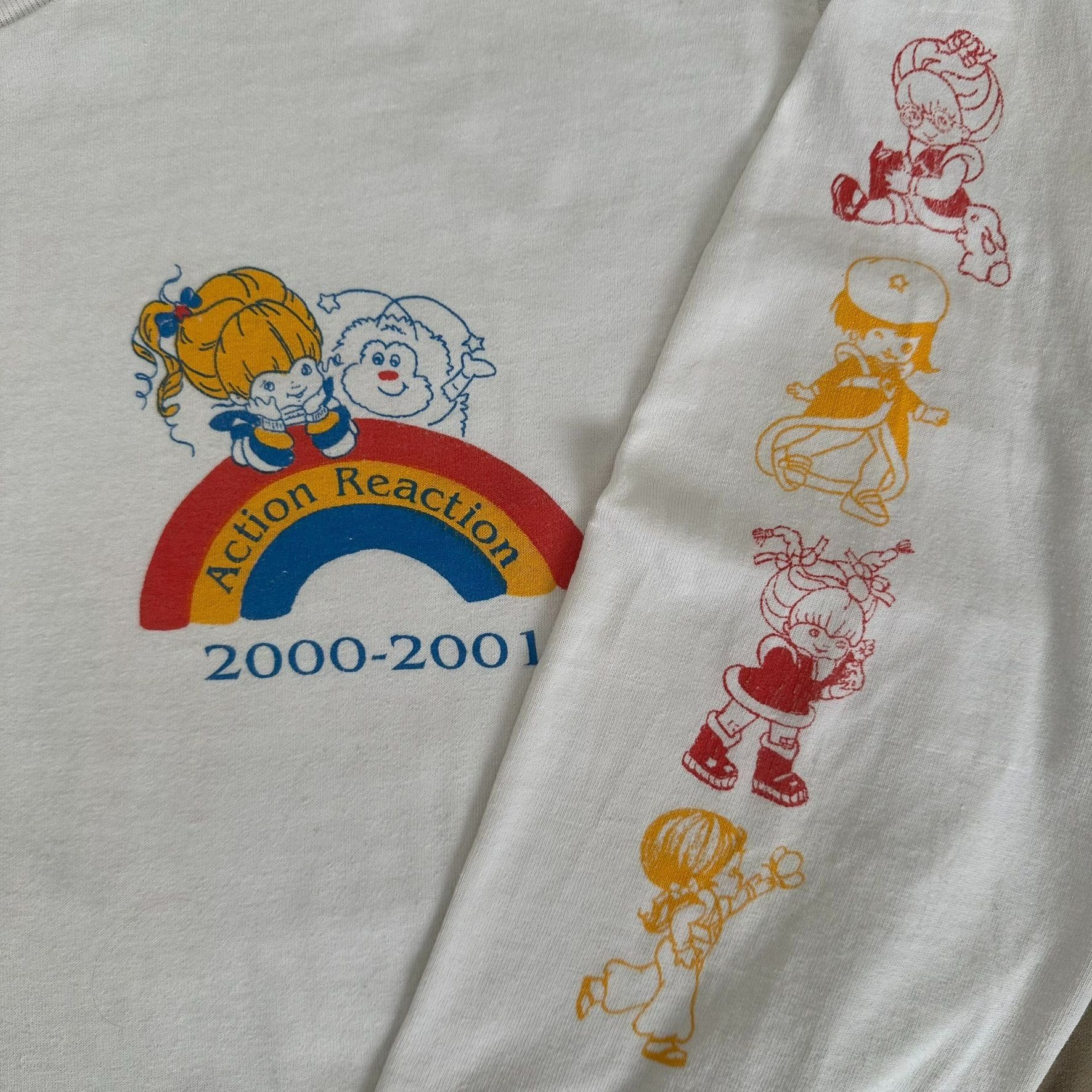 Fruit Of The Loom Vintage Y2K Rainbow Brite Twink Starlite T-Shirt Long Sleeve Size US L / EU 52-54 / 3 - 3 Thumbnail