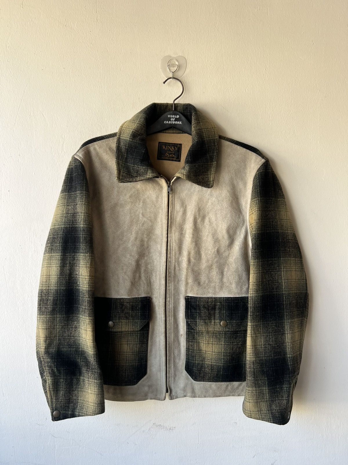 Hysteric Glamour Archive 90s Hysteric Glamour Patina Hybrid Leather Jacket Size US L / EU 52-54 / 3 - 2 Thumbnail