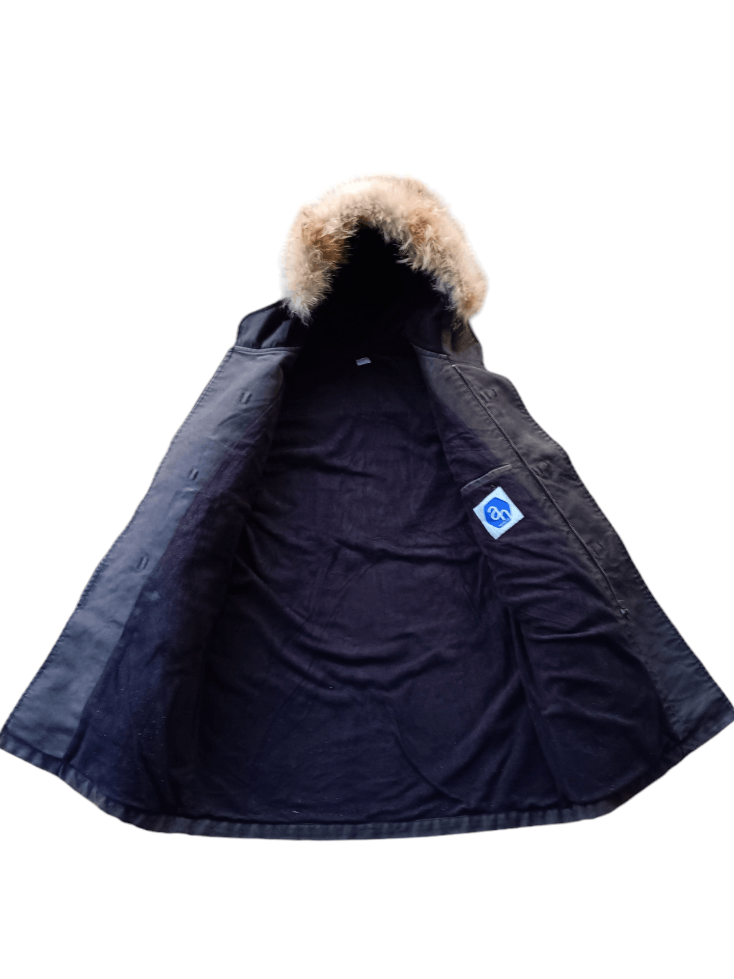 ABAHOUSE Abahouse fur hoodie heavy coat jacket Size US L / EU 52-54 / 3 - 6 Thumbnail