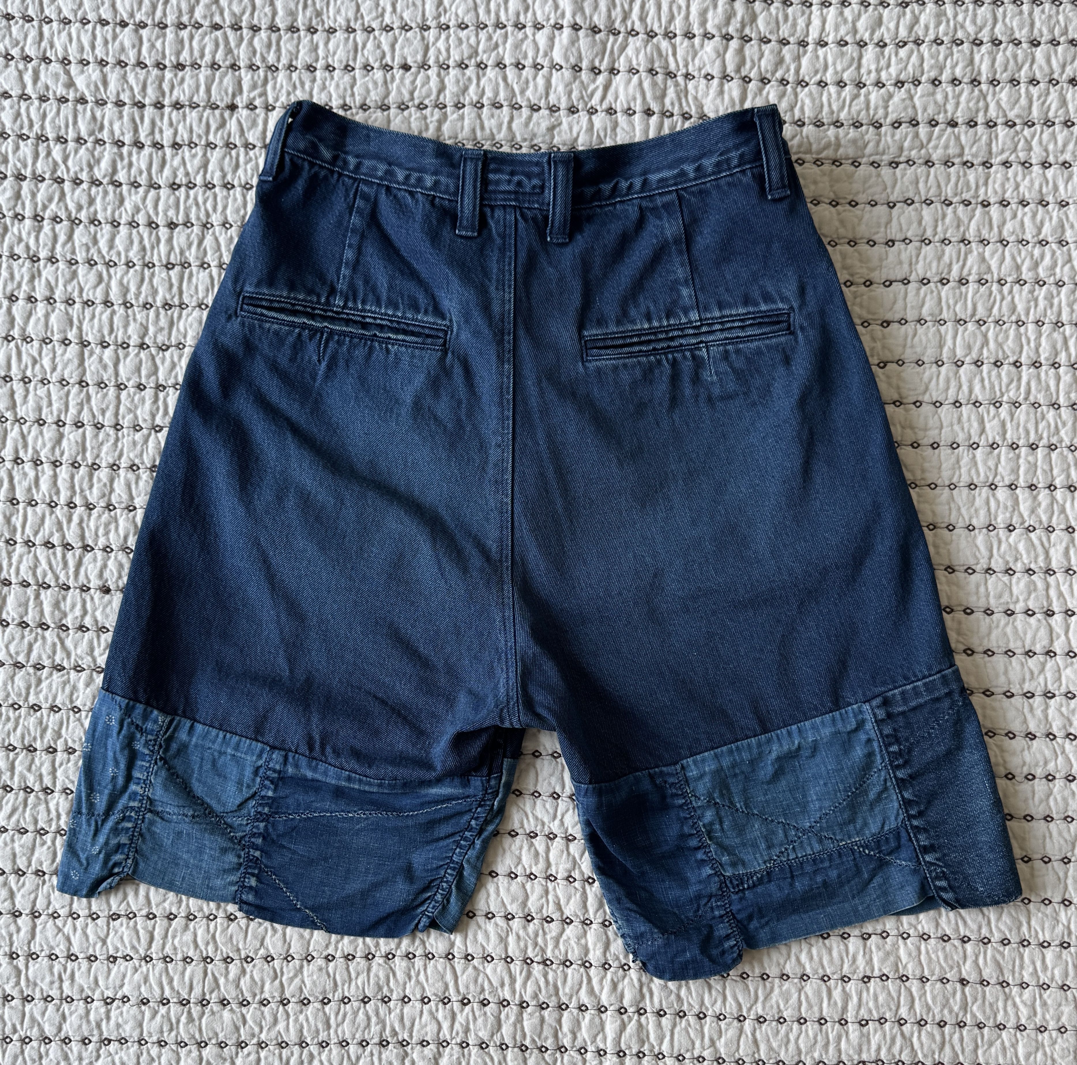 Kapital KAPITAL 10 OZ INDIGO DENIM SHORTS HUTELIMAKE REMAKE SIZE 2 Size US 30 / EU 46 - 4 Thumbnail
