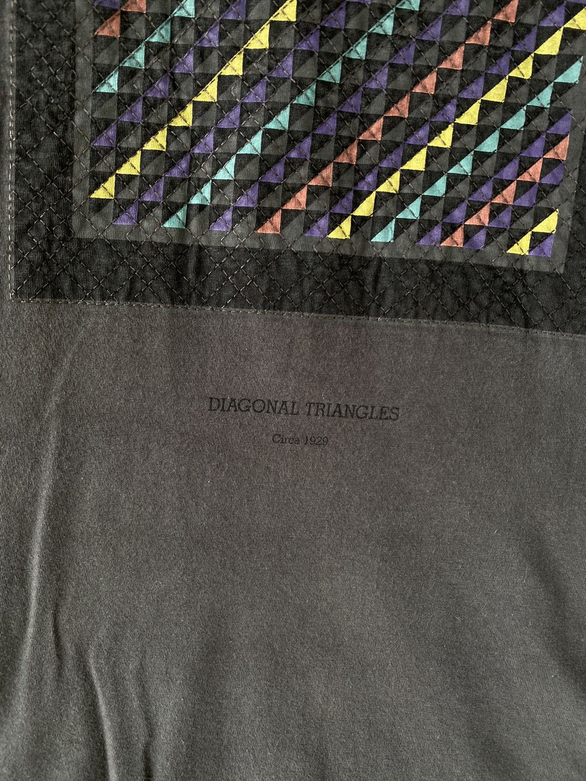Designer × N.Hoolywood 👘SALE👘N.HOLLYWOOD DIAGONAL TRIANGLES SHIRTS Size US L / EU 52-54 / 3 - 6 Thumbnail