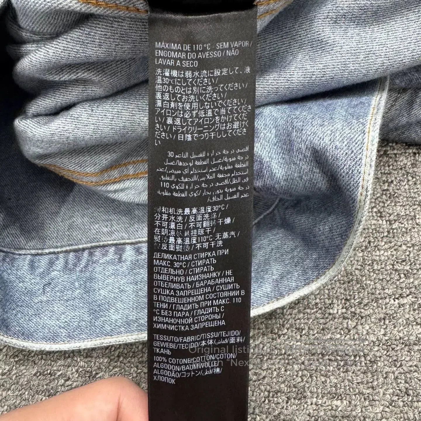 Balenciaga Balenciaga Washed Distressed Denim Jacket. Size US L / EU 52-54 / 3 - 4 Thumbnail