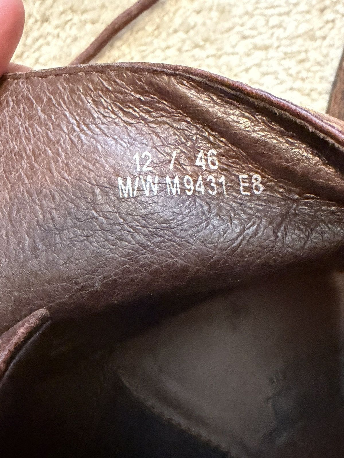 Born Born Mens Brown Leather Harrison M9431 Chukka Ankle Boots Size US 12 / EU 45 - 8 Thumbnail