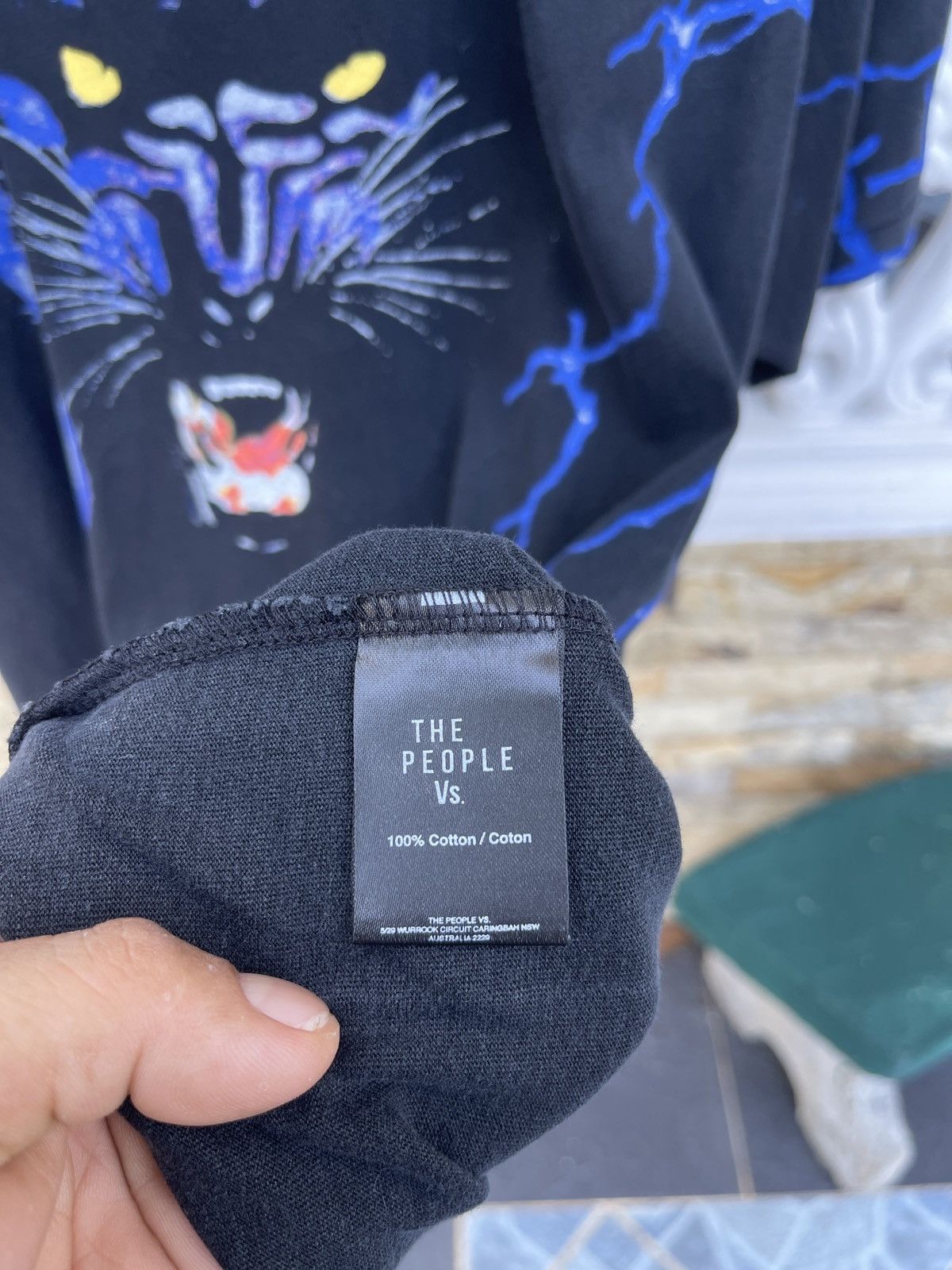 The People Vs. Last Drop🔥The People Vs Panther Thunder Shirt Lightning Aop Size US L / EU 52-54 / 3 - 9 Thumbnail