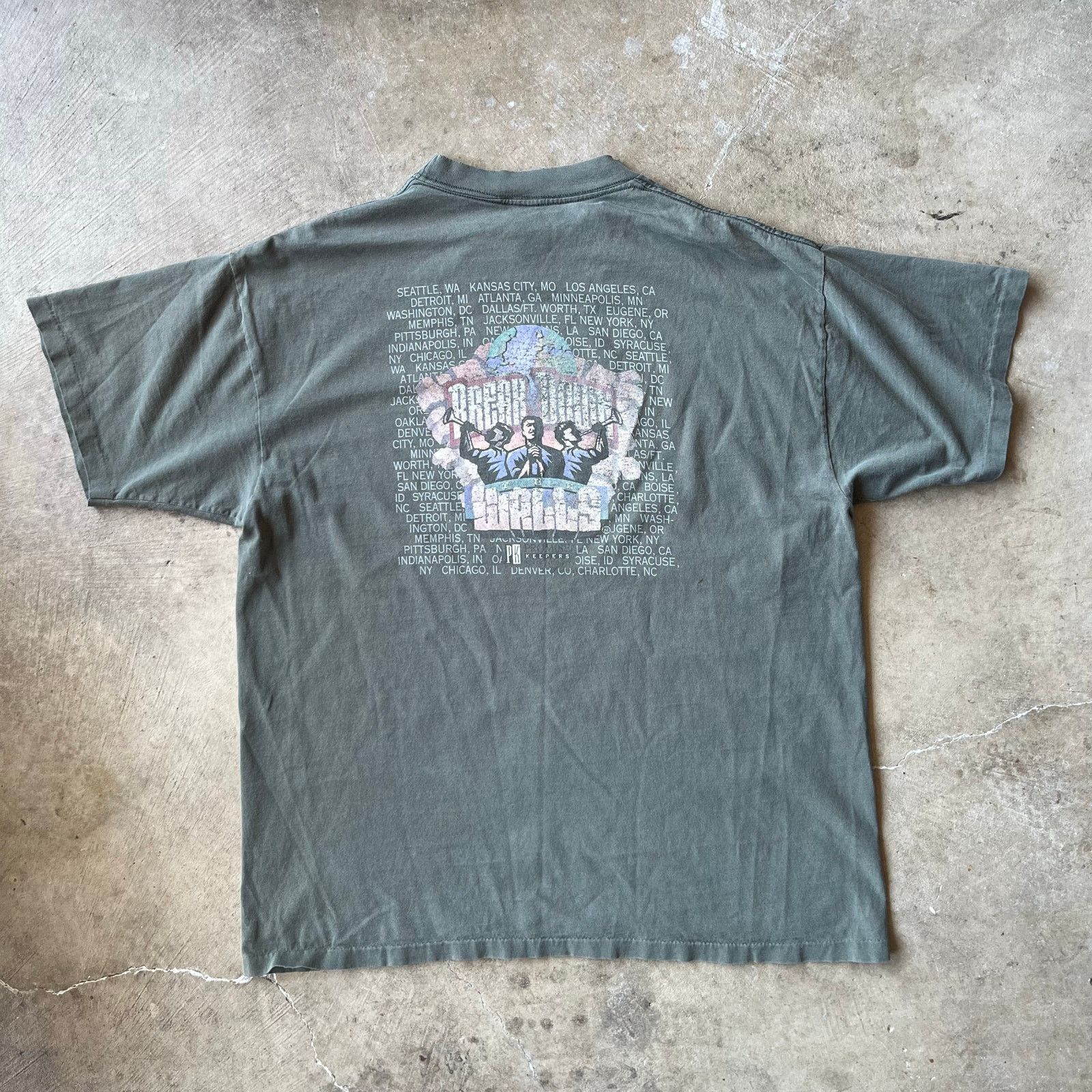 Vintage VINTAGE PROMISE KEEPERS GOSPEL JESUS TEE SHIRT GREEN LARGE Size US L / EU 52-54 / 3 - 2 Thumbnail