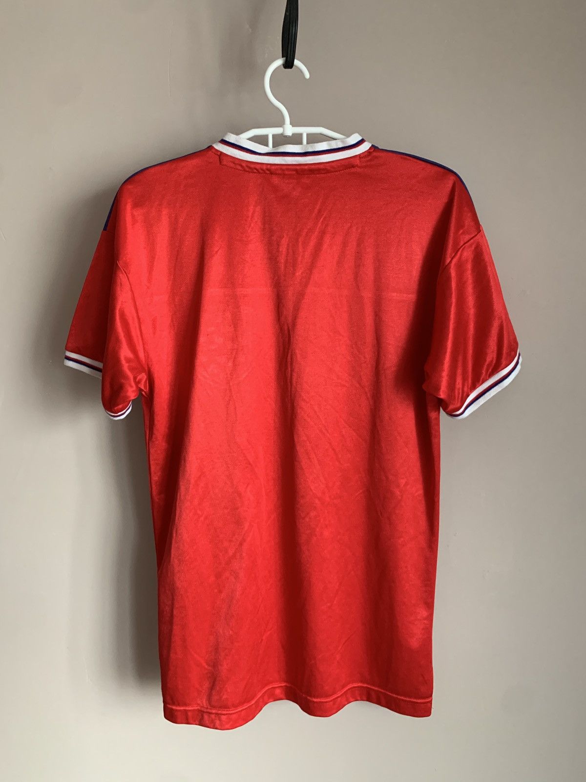 Vintage England 1980 Away Football Shirt Score Draw Soccer Jersey S Size US S / EU 44-46 / 1 - 2 Thumbnail