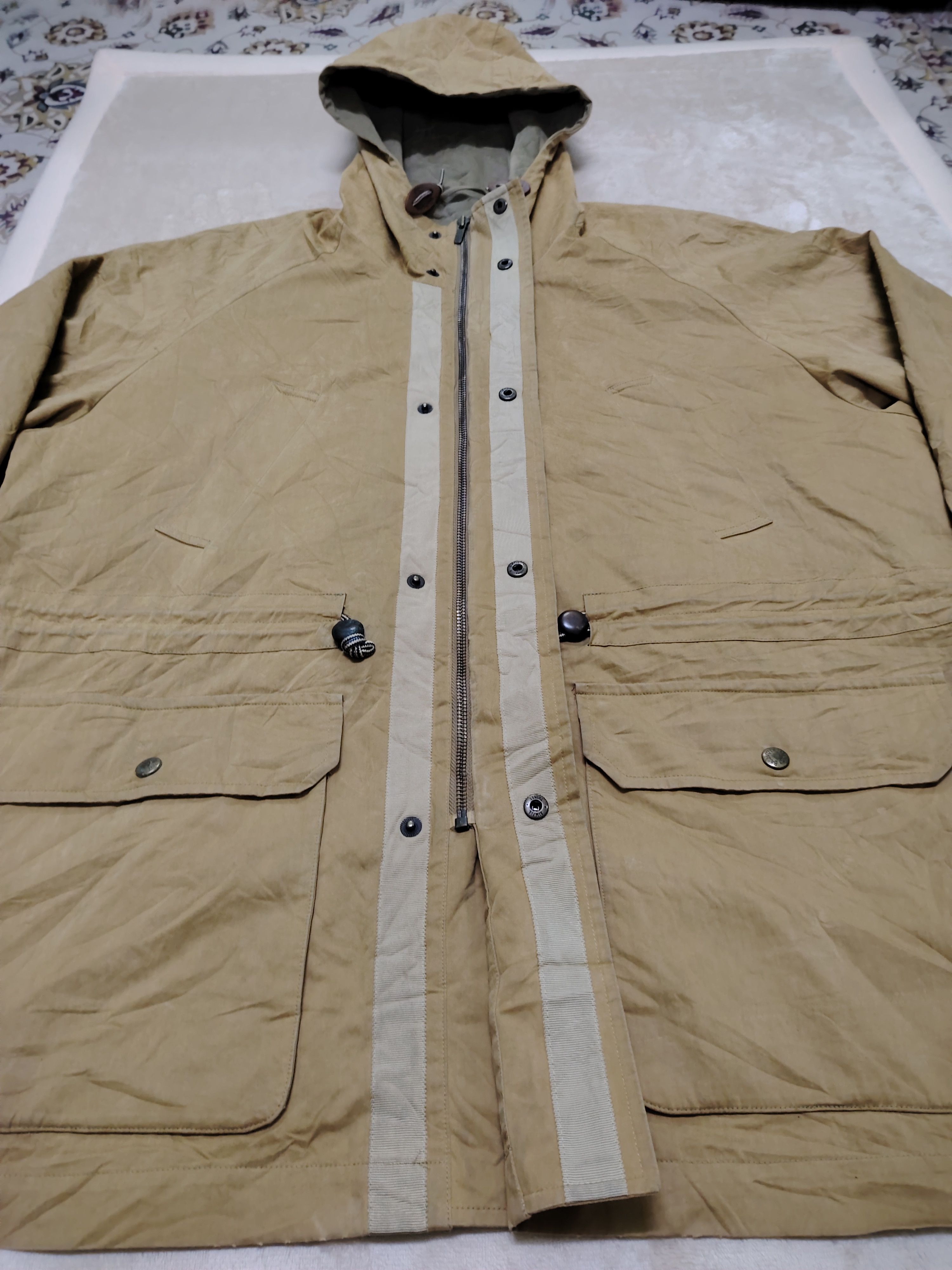 Burberry × Burberry Prorsum × Vintage Vintage 90's Burberrys London Parka Long Jacket Size US L / EU 52-54 / 3 - 4 Thumbnail