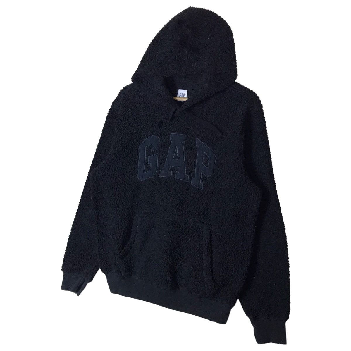Gap Vintage GAP Spell Out Embroidery Fleece Hoodie Pullover Size US S / EU 44-46 / 1 - 5 Thumbnail