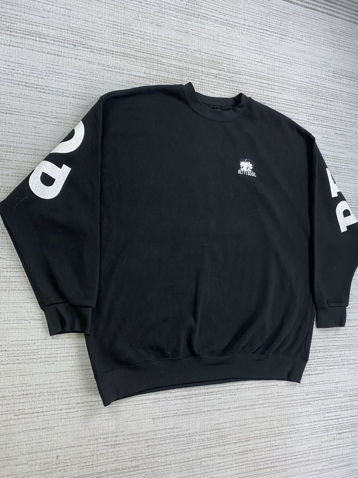 Cartoon Network × Vintage Vintage Betty Boob Big Backhit Spellout Crewneck Sweatshirt Size US L / EU 52-54 / 3 - 5 Thumbnail