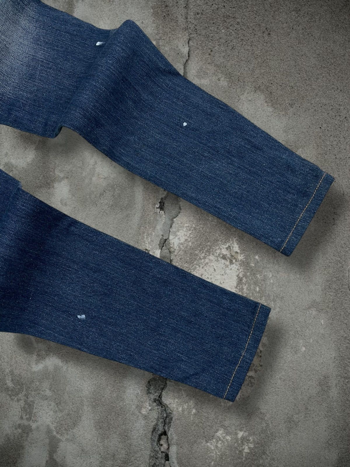 Designer Vintage Rare Og Designer Taverniti Scar Stitch Metal Denim Size US 28 / EU 44 - 14 Thumbnail