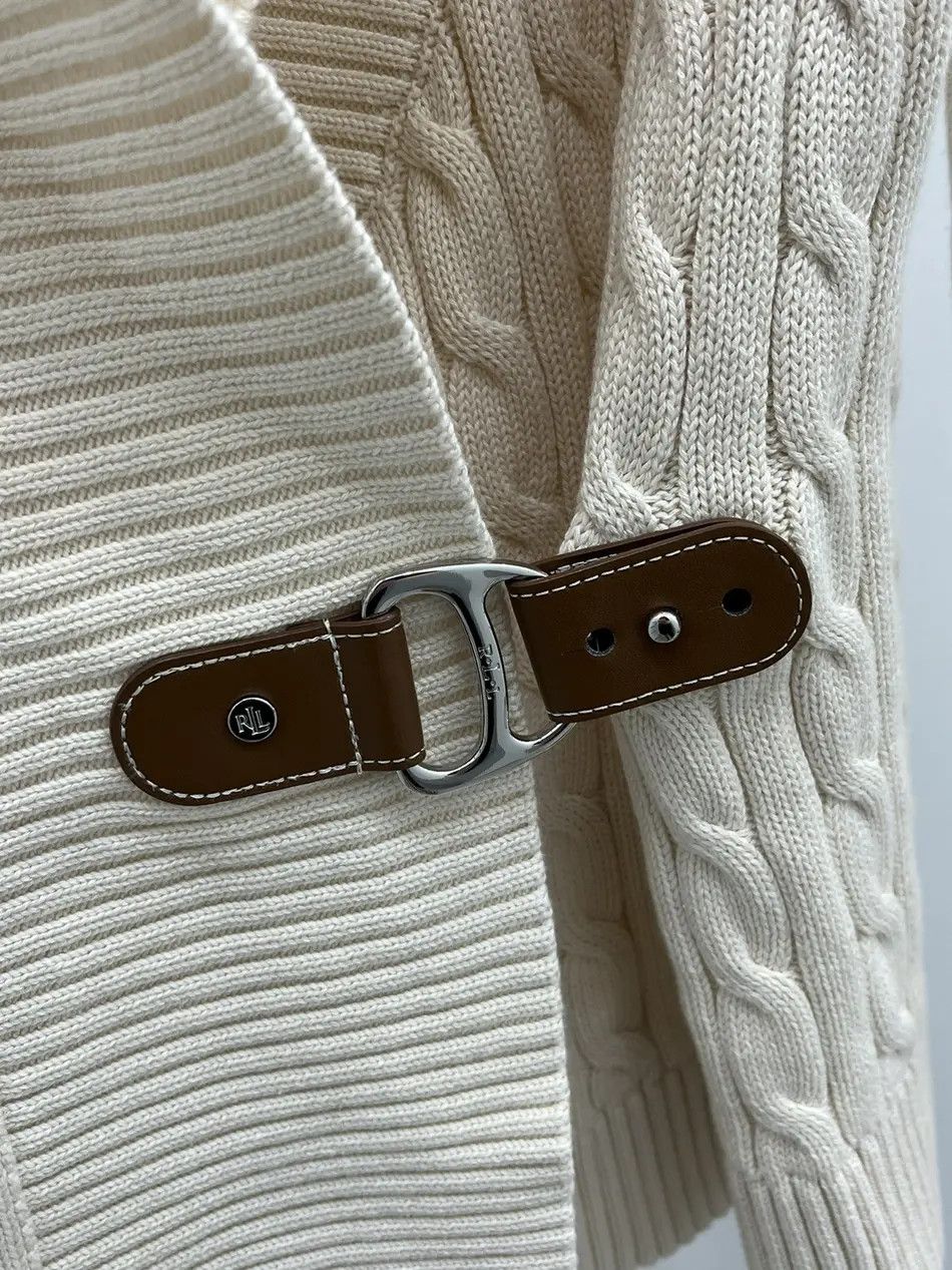 Lauren Ralph Lauren Lauren Ralph Lauren Black Label Cardigan Cotton Sweater Size M / US 6-8 / IT 42-44 - 4 Thumbnail