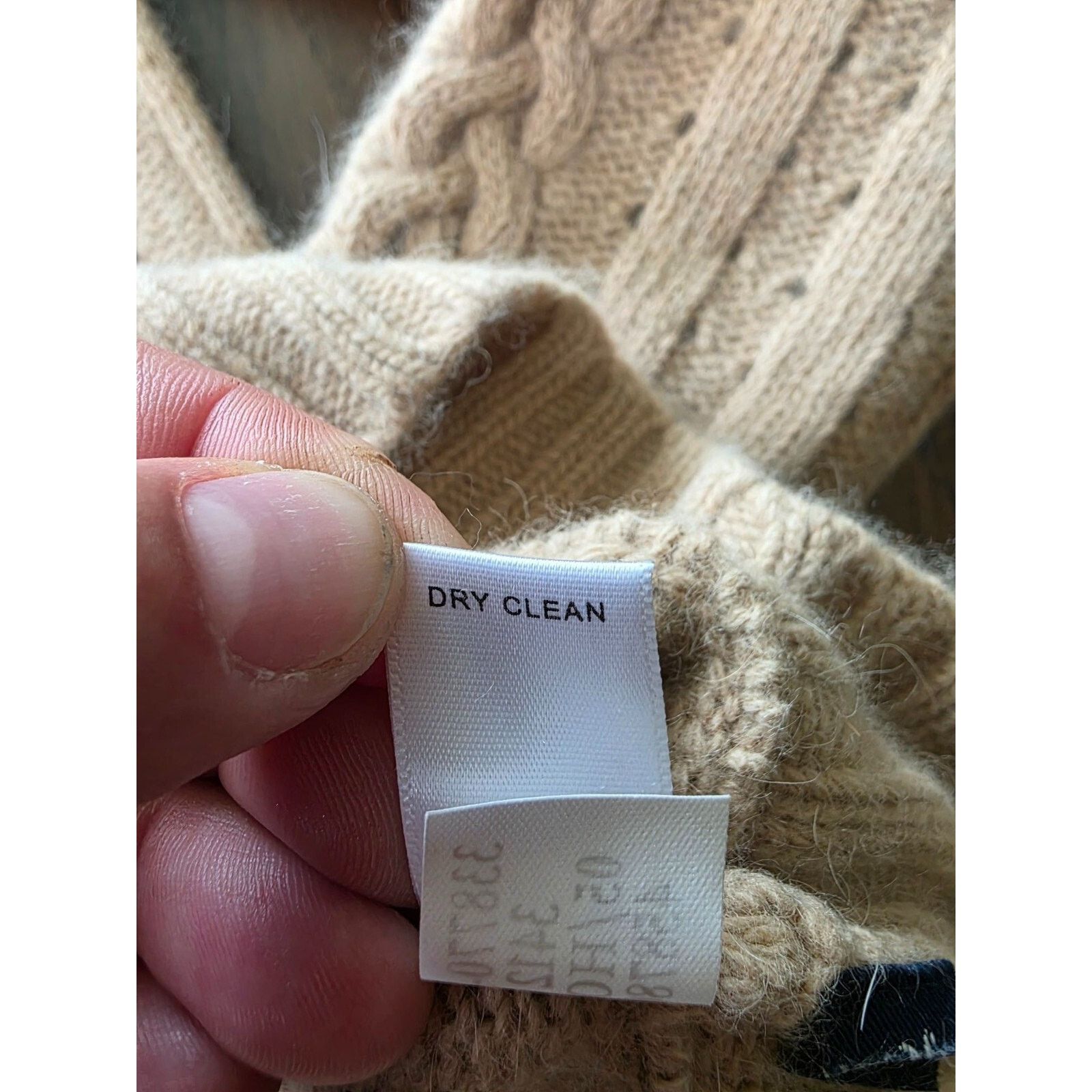 Banana Republic Banana Republic Beige Angora Rabbit Lamb wool Sweater Women Size S / US 4 / IT 40 - 6 Thumbnail