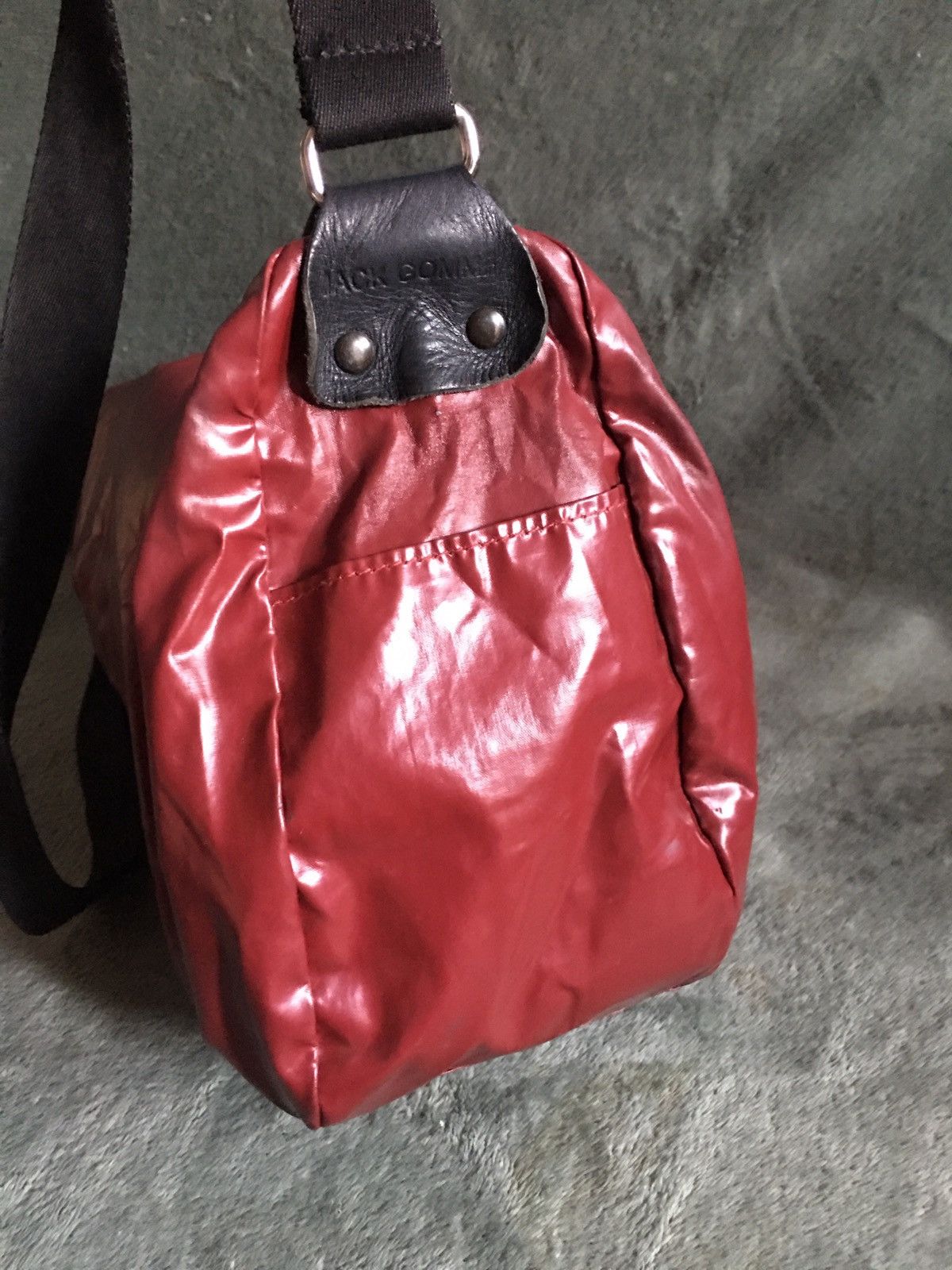 Designer Jack Gomme Paris Burgundy Design Shoulder Bag Size ONE SIZE - 6 Thumbnail