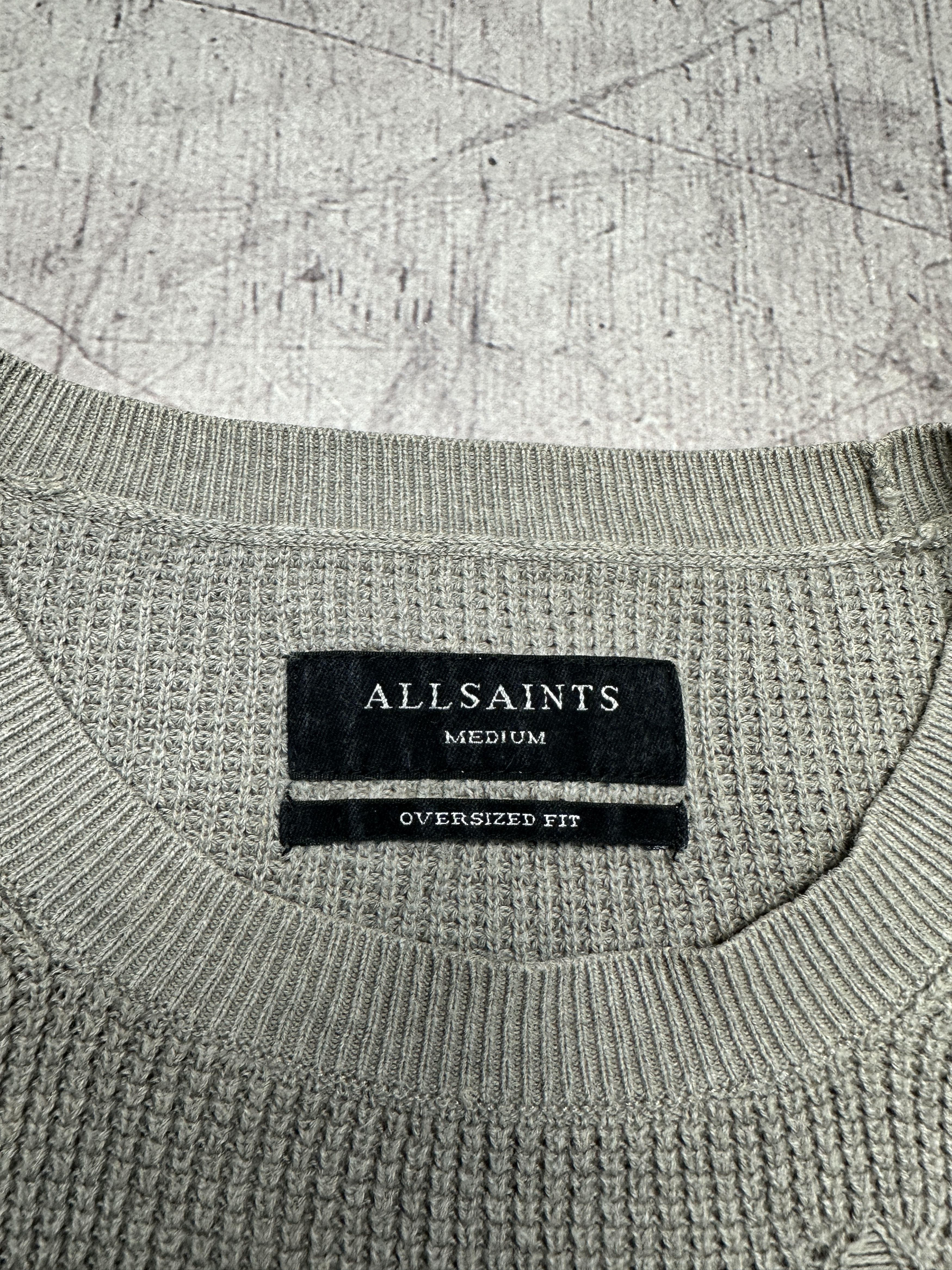 Allsaints Allsaints Mens Forram Knit Distressed Sweater Size US M / EU 48-50 / 2 - 4 Thumbnail