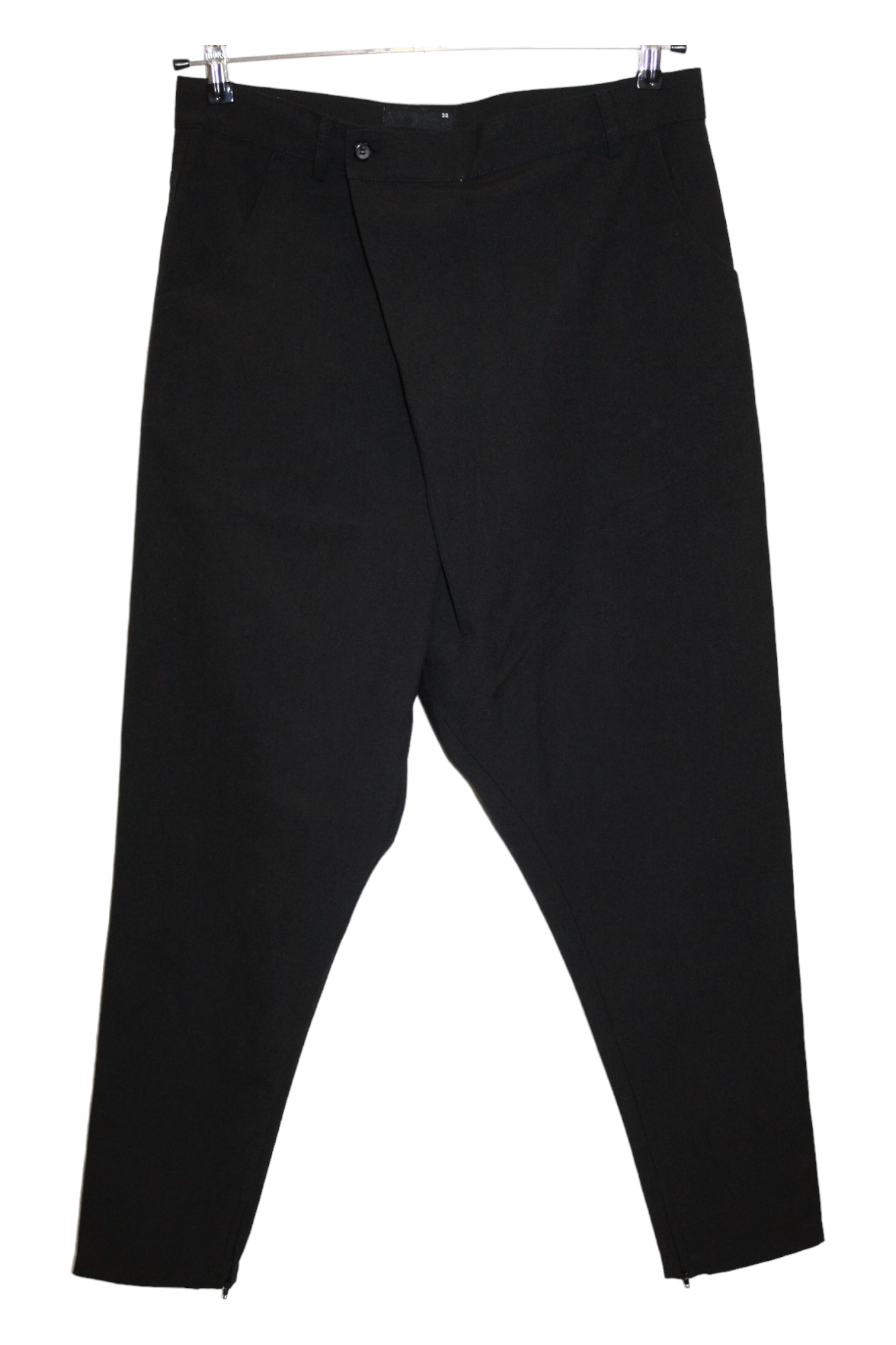 Army Of Me Army Of Me Drop Crotch Asymmetric Tapered Zipper Pants Size US 32 / EU 48 - 3 Thumbnail