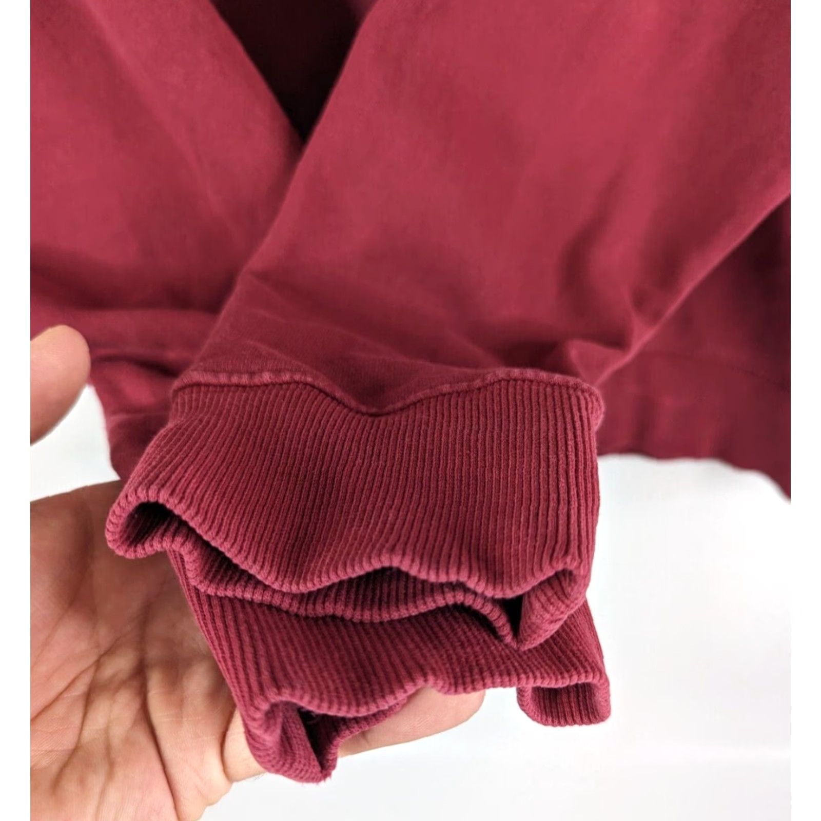 Bdg BDG Urban Outfitters Embroidery Logo Burgundy Sweatshirt Womens Size Small Size S / US 4 / IT 40 - 4 Thumbnail