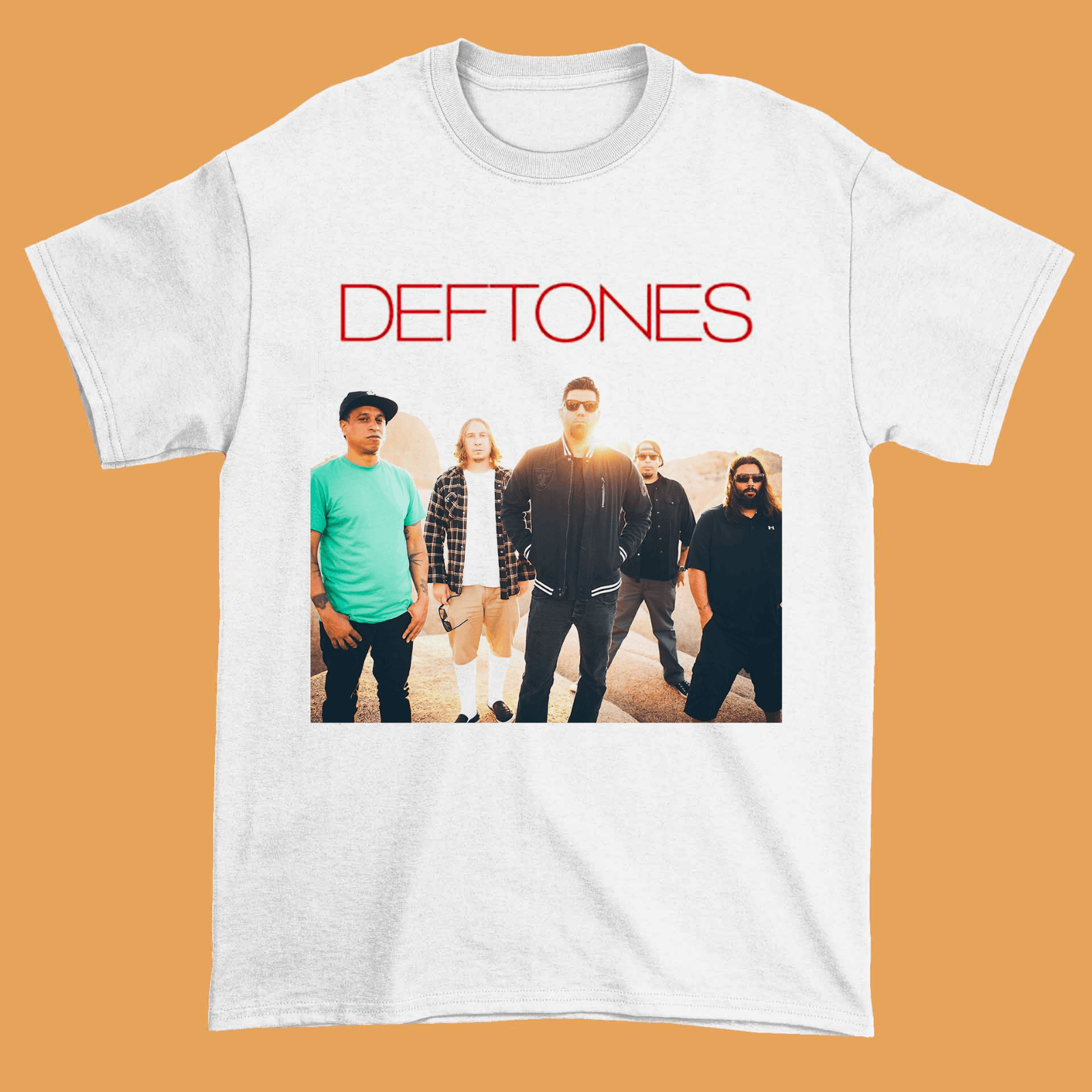 Band Tees Deftones Band T-shirt for Men Women Fans Deftones Band Tee Size US XL / EU 56 / 4 - 2 Thumbnail