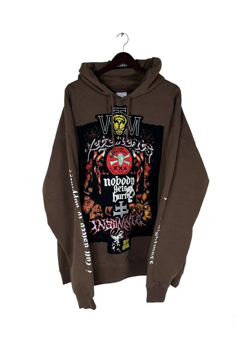 Vetements metal patch discount hoodie