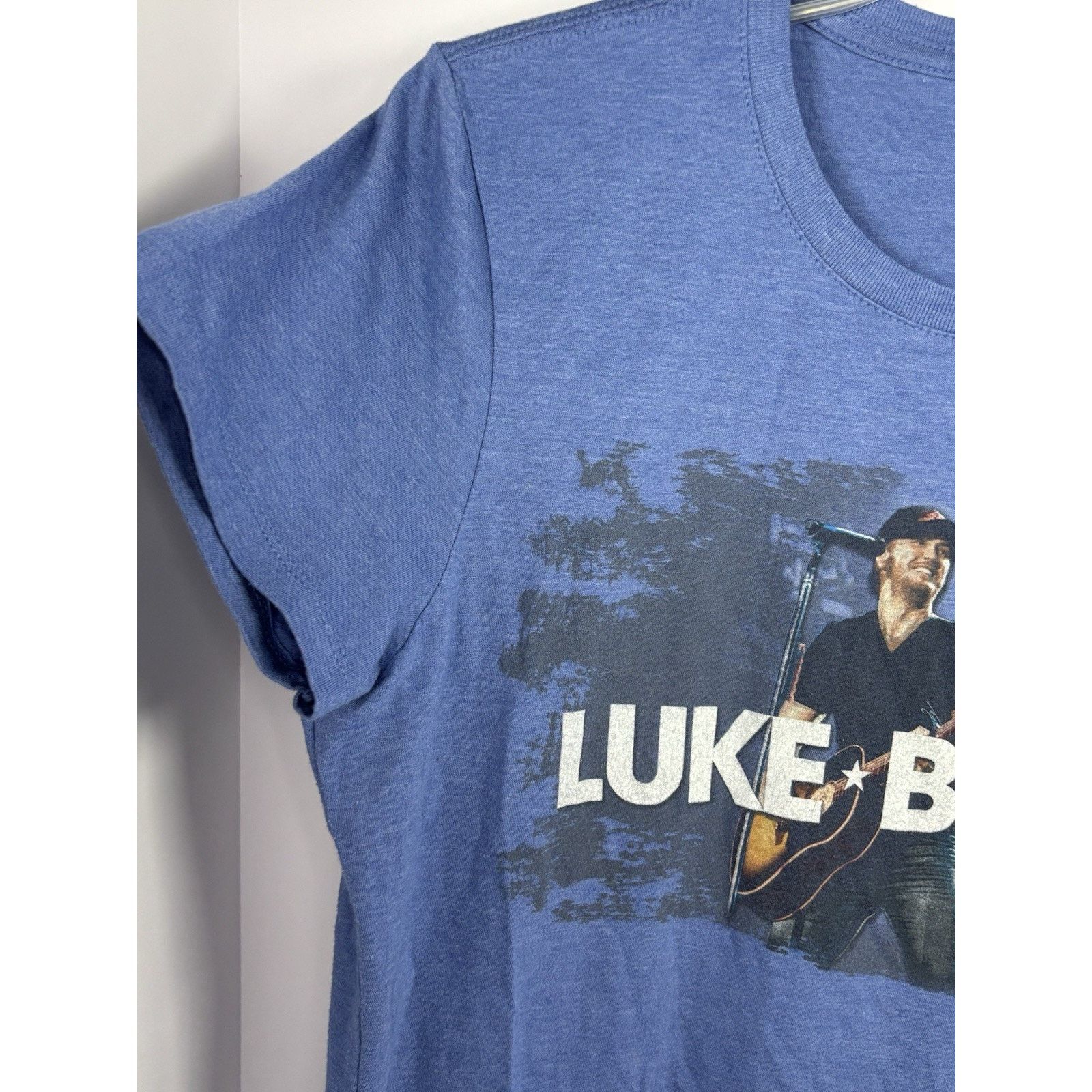 The Unbranded Brand Luke Bryan 2019 Tour Tee Women’s Large Blue Graphic Concert Size L / US 10 / IT 46 - 3 Thumbnail