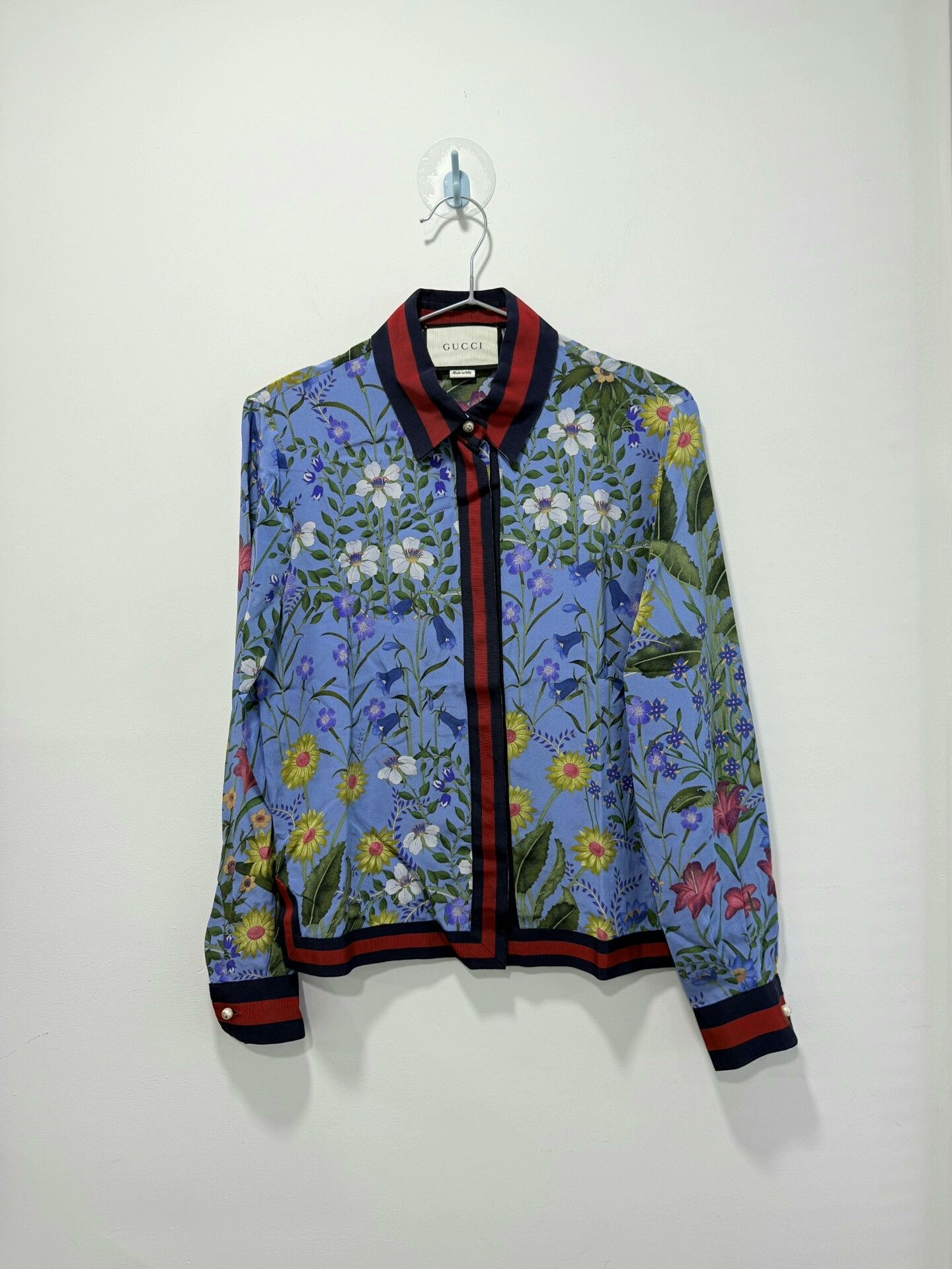 Gucci Gucci Floral Silk Blouse Size 38 Size S / US 4 / IT 40 - 1 Thumbnail