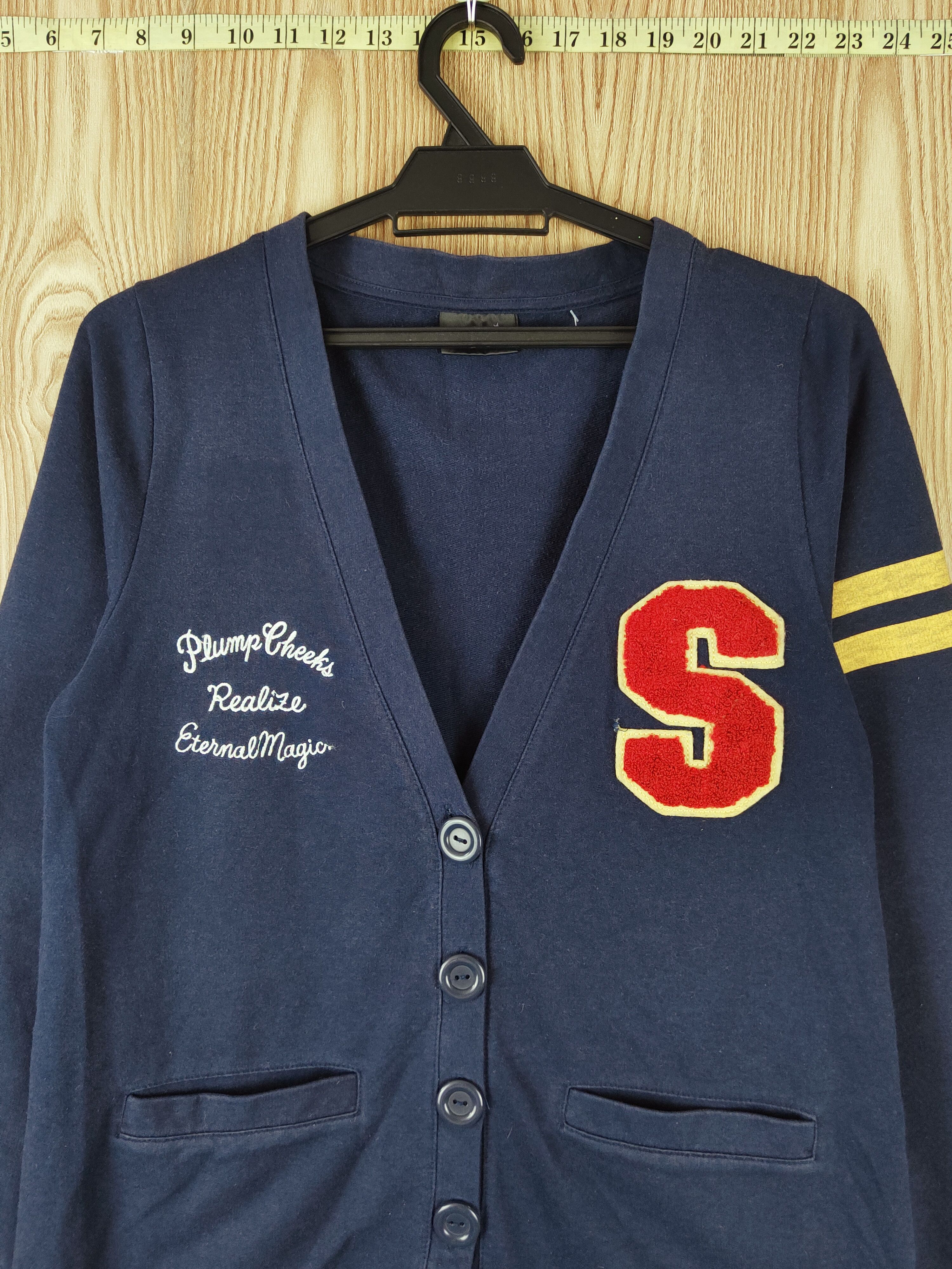 Japanese Brand × Vintage Vassafull Dark Blue Cardigan #W034 Size M / US 6-8 / IT 42-44 - 2 Thumbnail