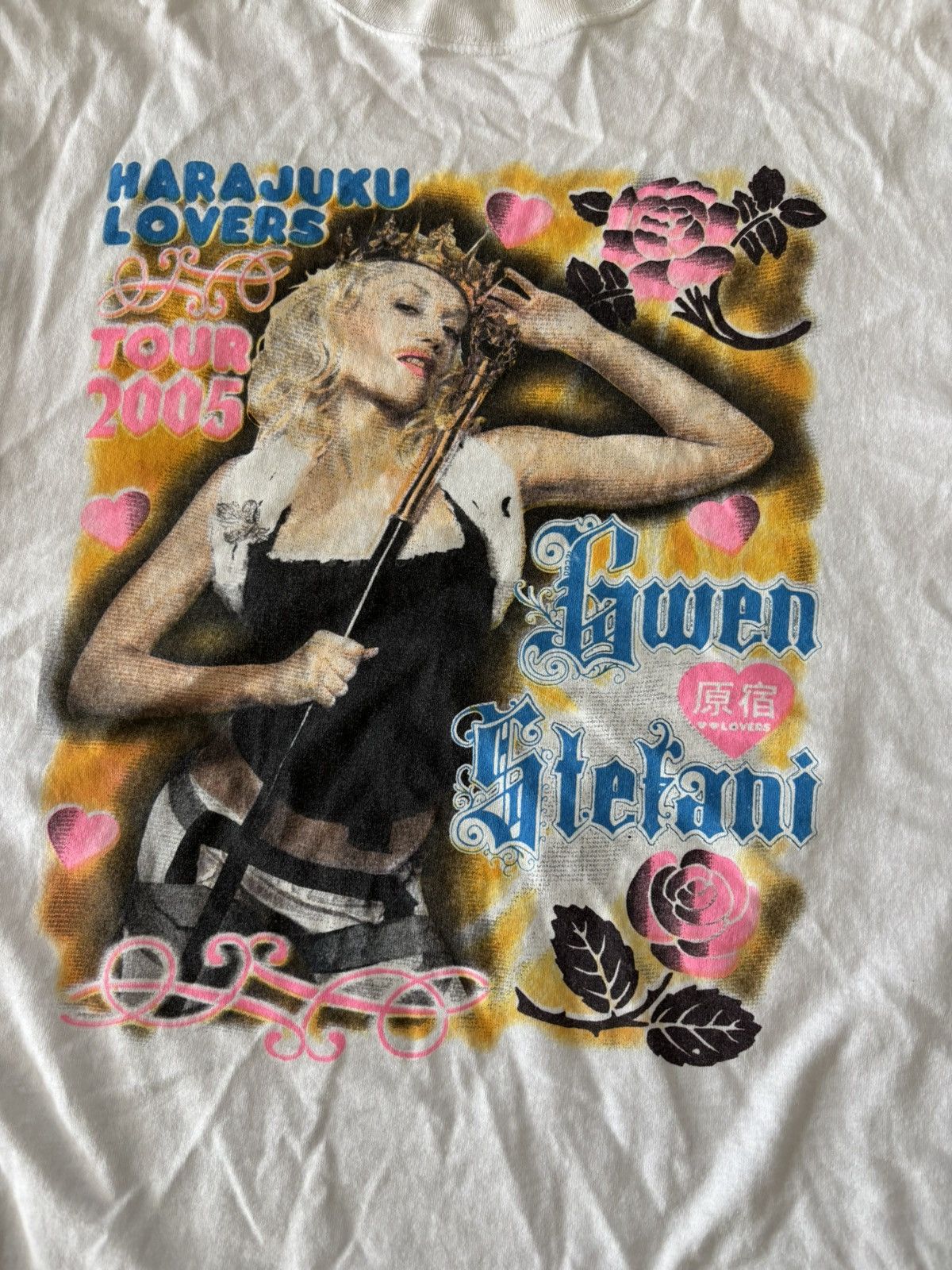 Band Tees Vintage Gwen Stefani & Black Eyed Peas Harajuku Lovers Tour Size US M / EU 48-50 / 2 - 2 Thumbnail