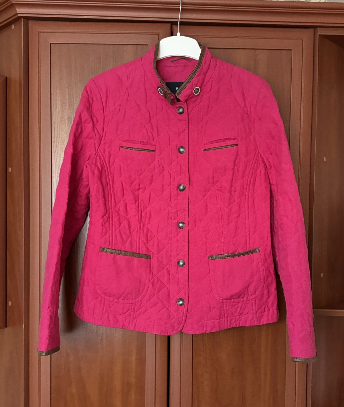 Schneiders Schneiders salzburg pink quilted jacket button up bomber Size L / US 10 / IT 46 - 18 Thumbnail