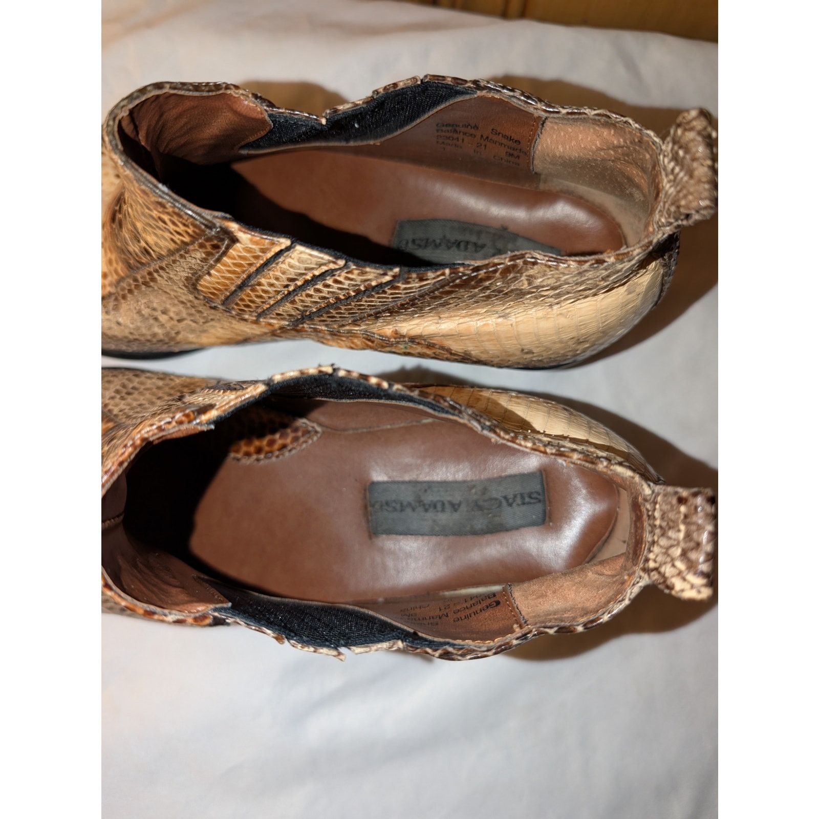 Stacy Adams Vintage Stacy Adams Genuine Snake Skin size 8.5 Size US 8.5 / EU 41-42 - 4 Thumbnail