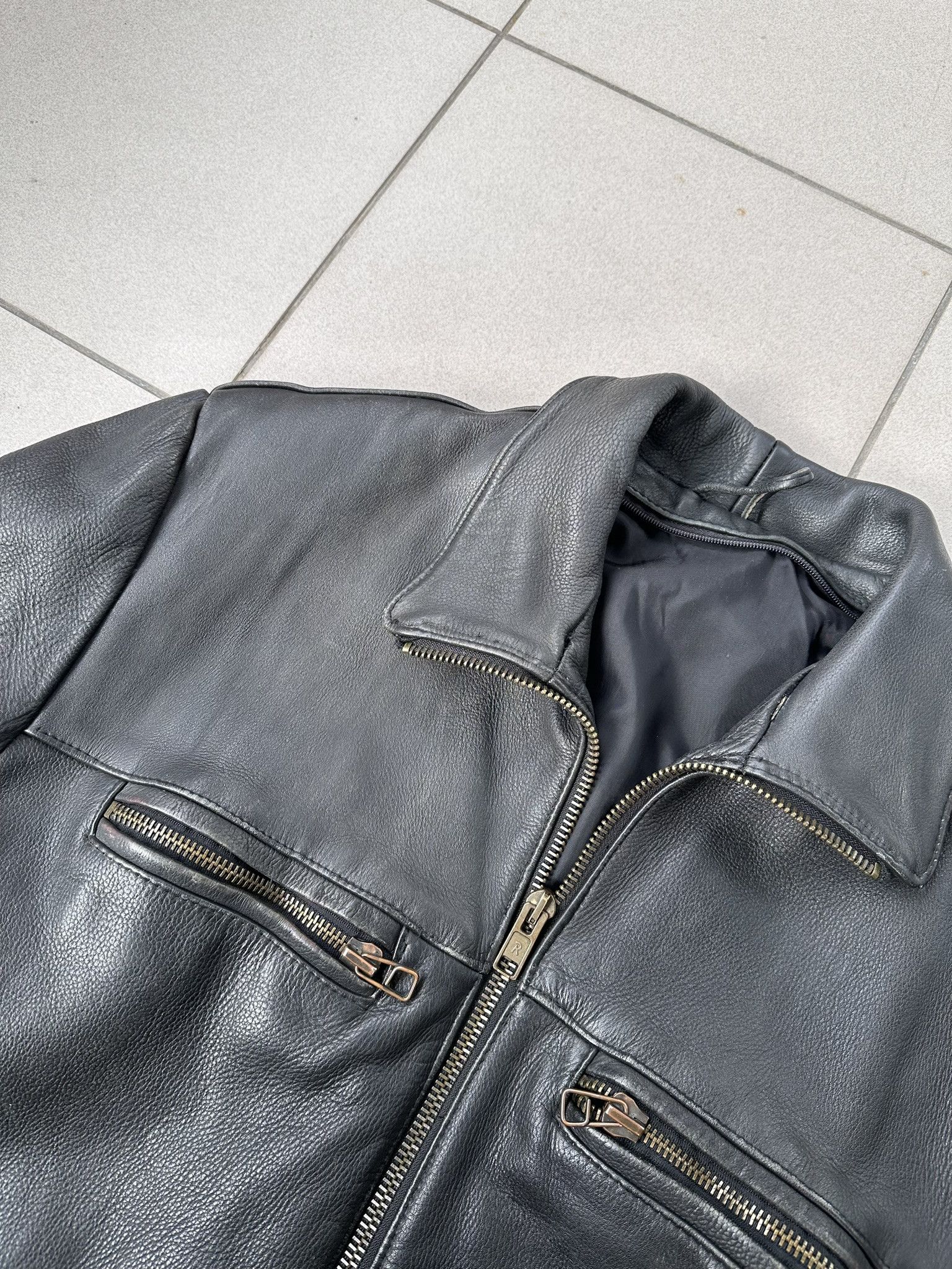 Vintage Vintage leather jacket starboy old money archive Size US L / EU 52-54 / 3 - 6 Thumbnail