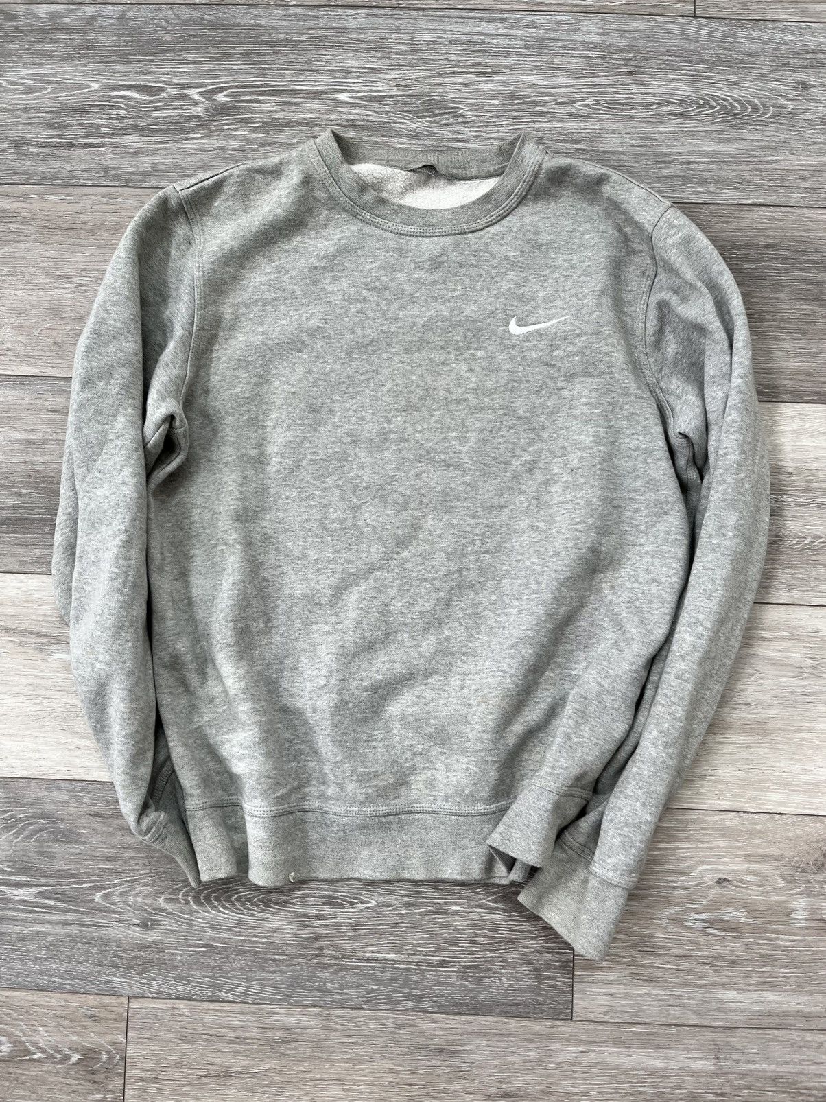 Nike Nike Solo Swoosh Fleece Crewneck Size US M / EU 48-50 / 2 - 1 Thumbnail