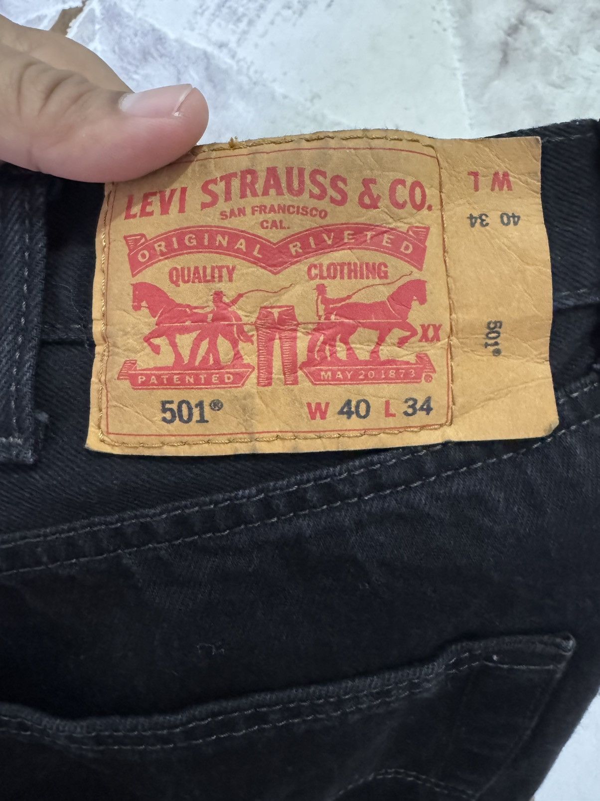 Levi's Levis 501 Made in Egpyt Size US 40 / EU 56 - 9 Thumbnail