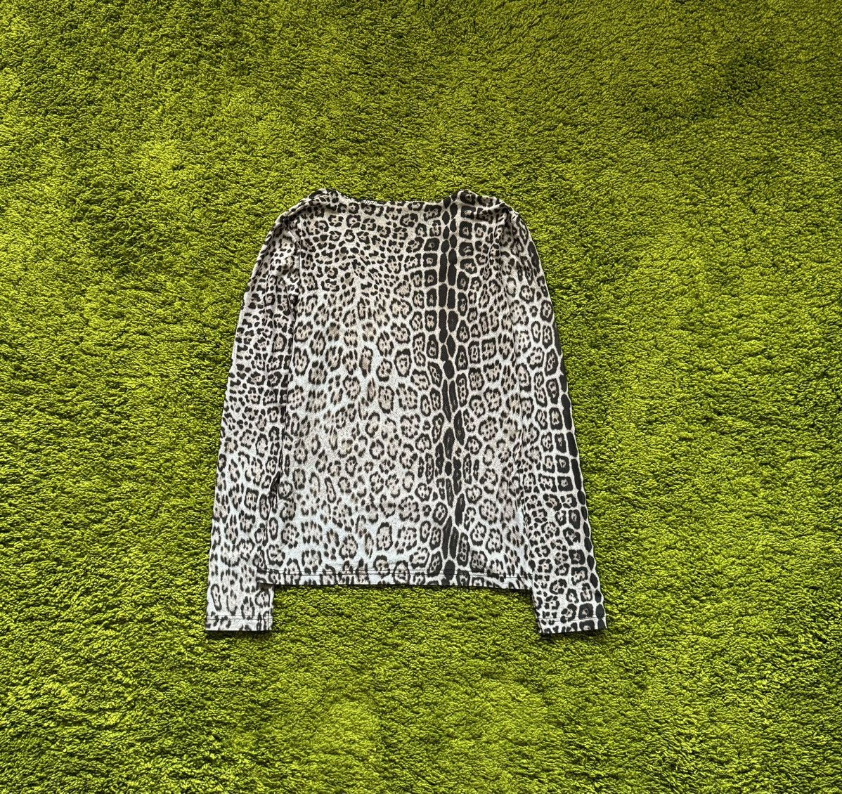 Designer × Just Cavalli × Roberto Cavalli Roberto Cavalli leopard pattern iconic longsleeve Size M / US 6-8 / IT 42-44 - 2 Thumbnail