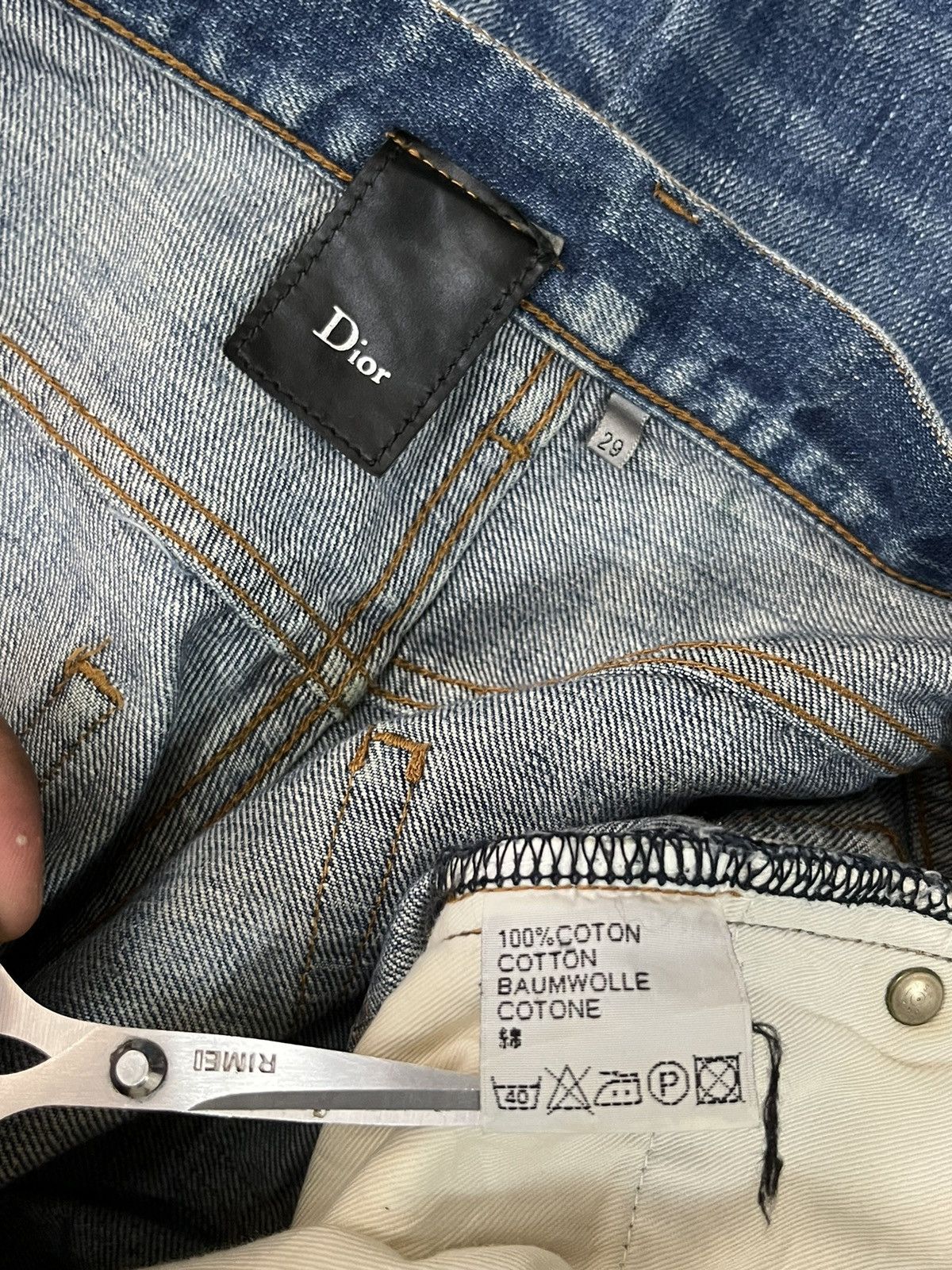 Dior Dior Homme Clawmark Denim Size US 29 - 9 Thumbnail
