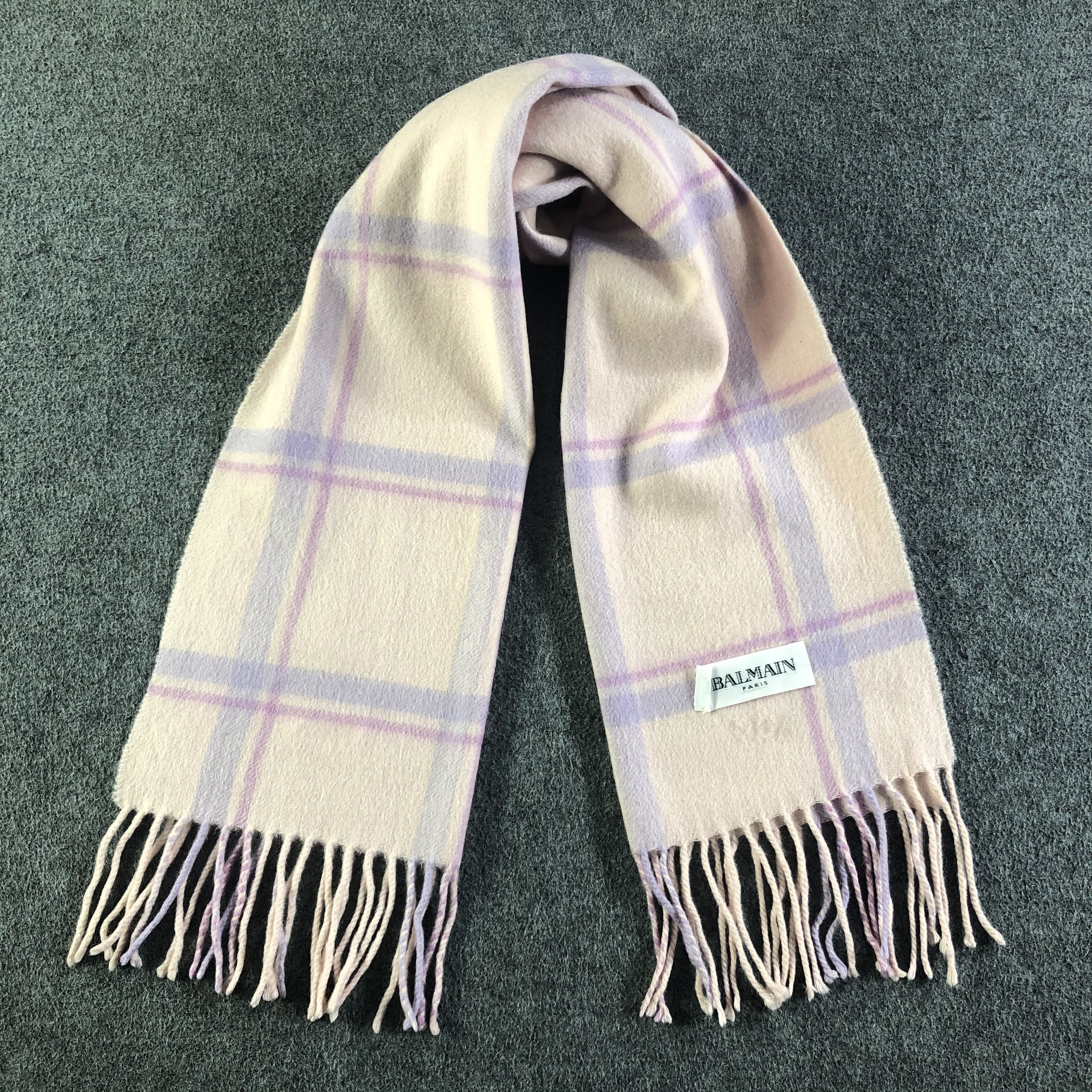 Pierre Balmain Pierre Balmain Cashmere Scarf / Muffler / Neckwear P135 Size ONE SIZE - 1 Thumbnail