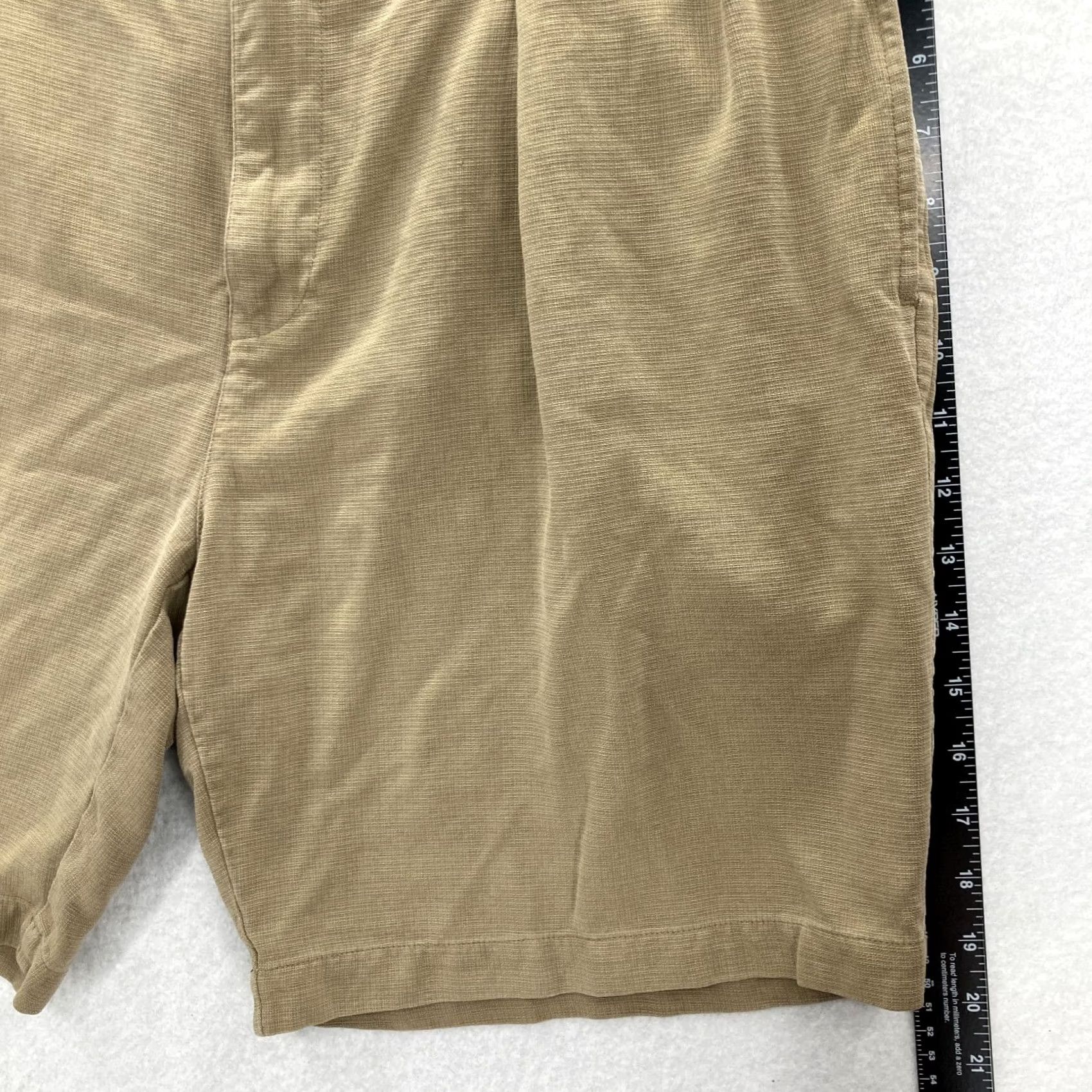 Tommy Bahama Tommy Bahama Relax Mens Size 36 Brown 100% Silk Chino Shorts Comfort Mid Rise Size US 32 / EU 48 - 6 Thumbnail